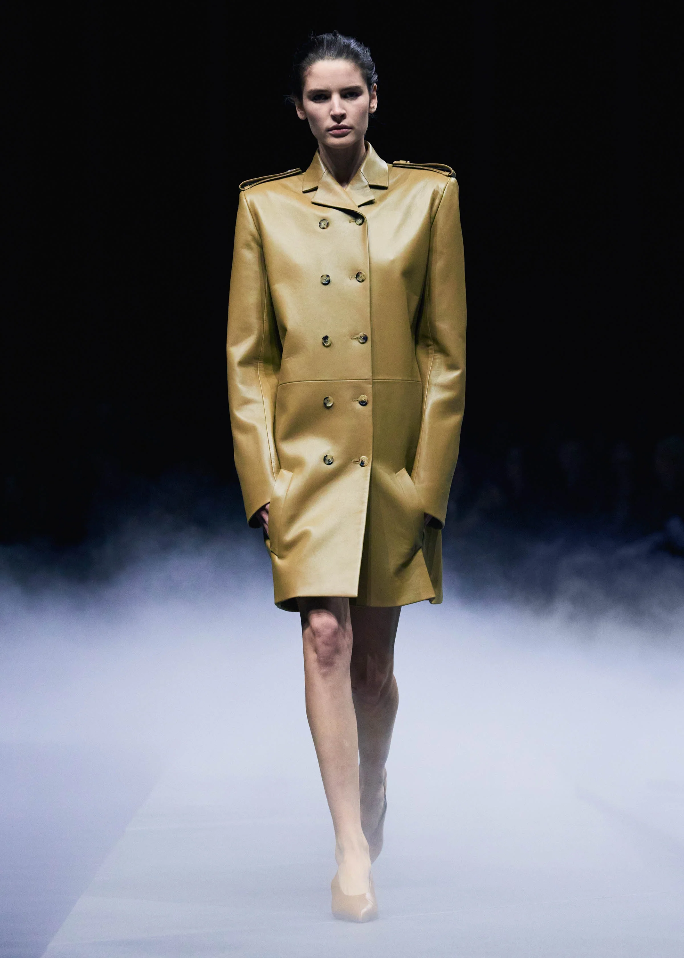 Khaite - Sadra Coat in Golden Ochre - Image 7