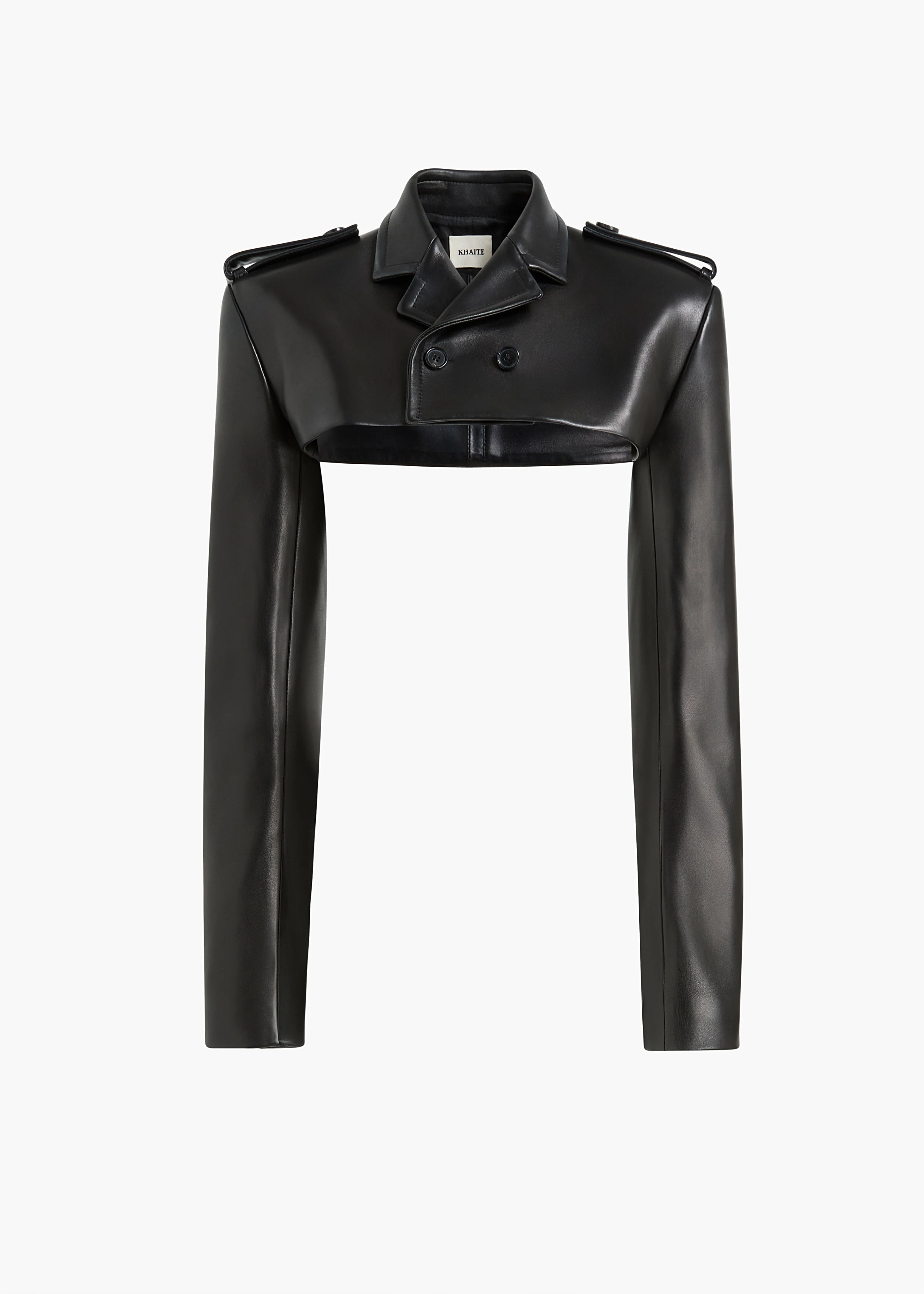 Khaite - Sadran Jacket in Black Leather