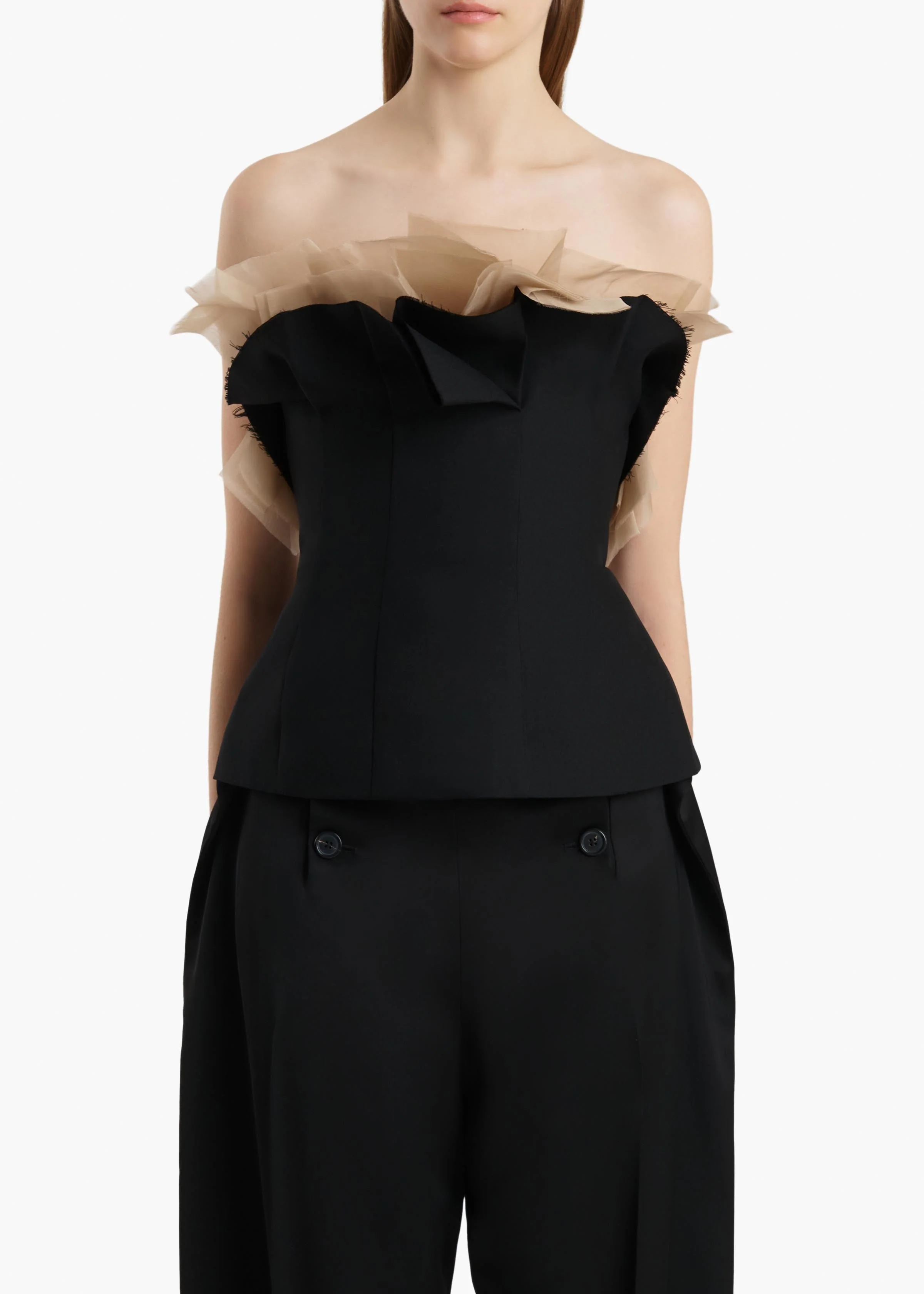 Khaite - Sal Top in Black - Image 3