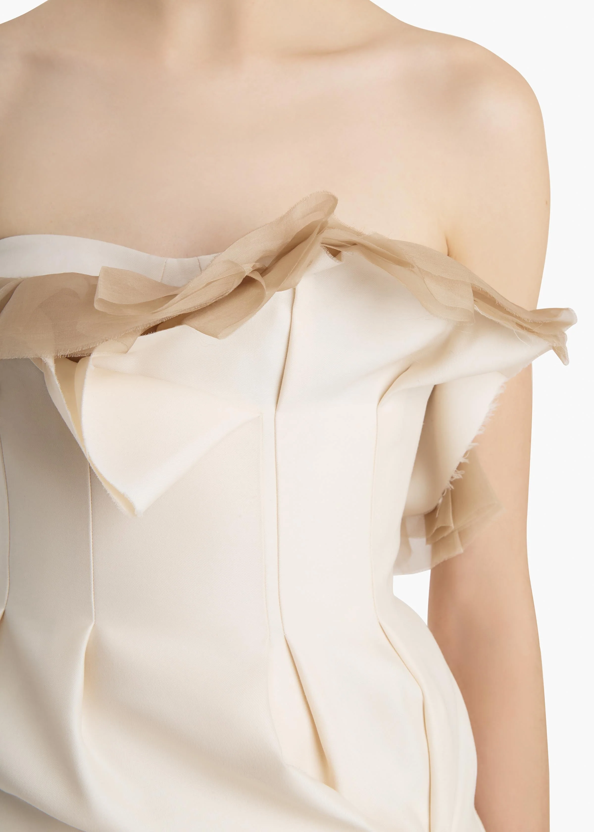 Khaite - Salm Dress in Cream - Image 4