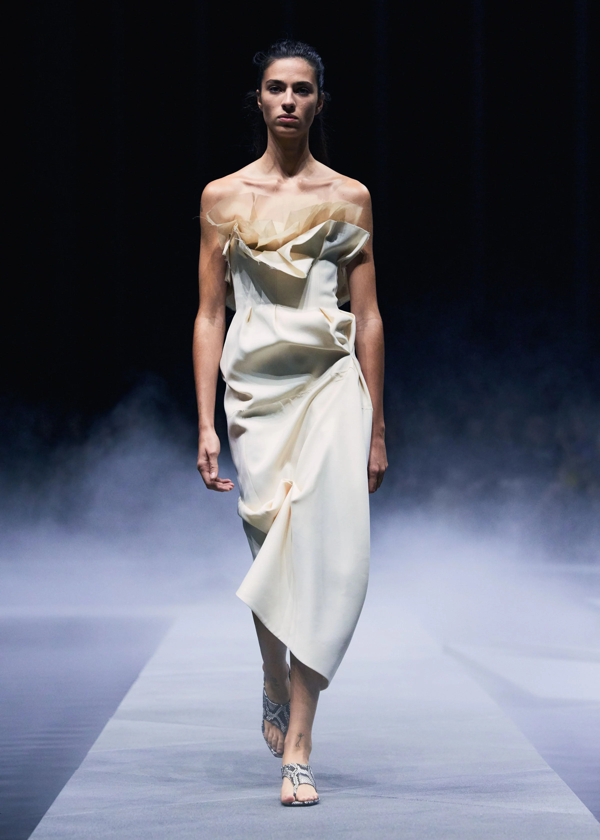 Khaite - Salm Dress in Cream - Image 7