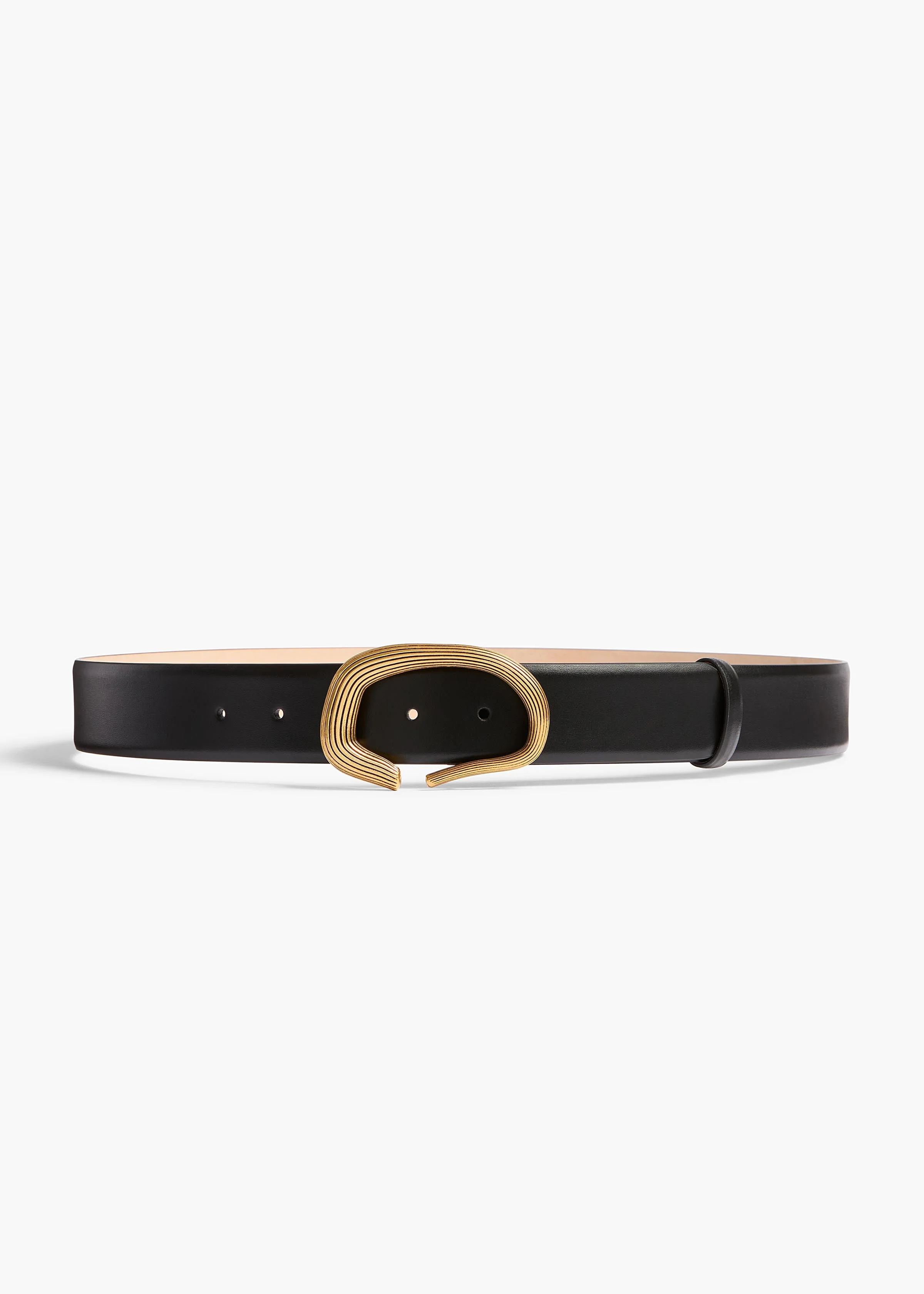 Khaite - Santa Fe Belt in Black Leather