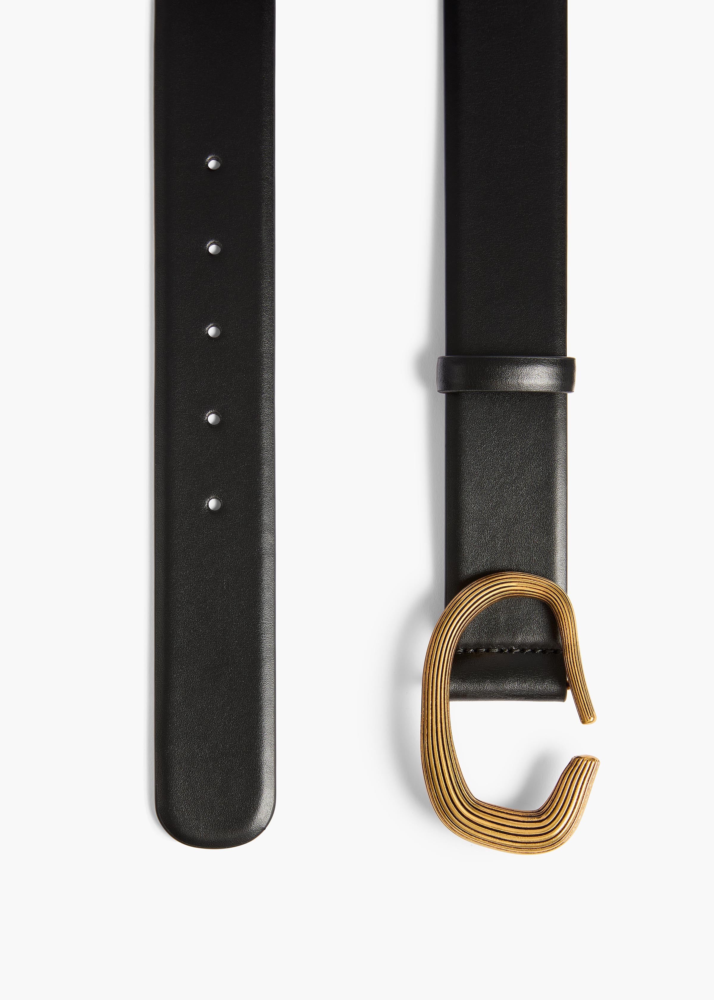 Khaite - Santa Fe Belt in Black Leather - Image 2