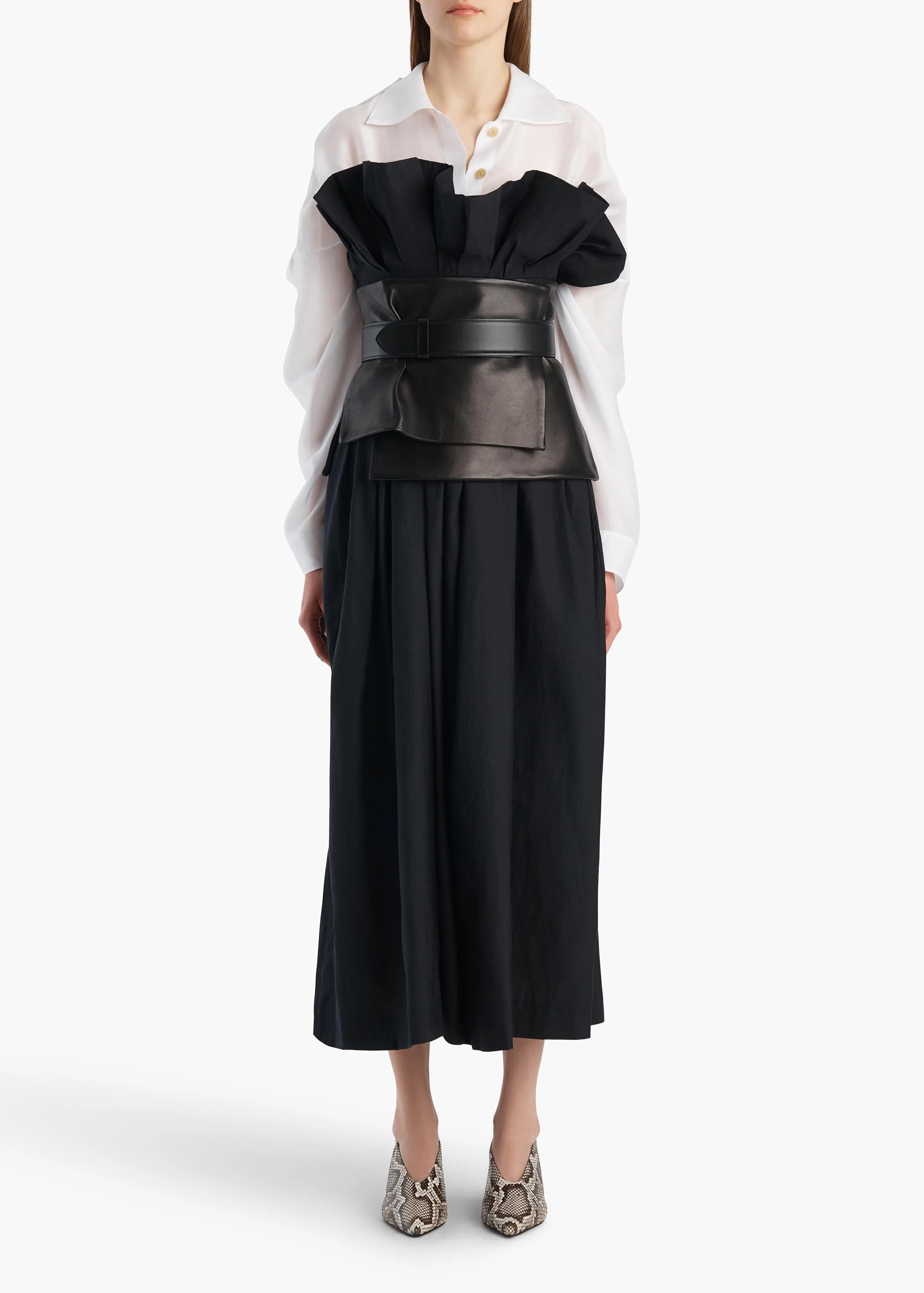 Khaite - Saskia Belt in Black - Image 2