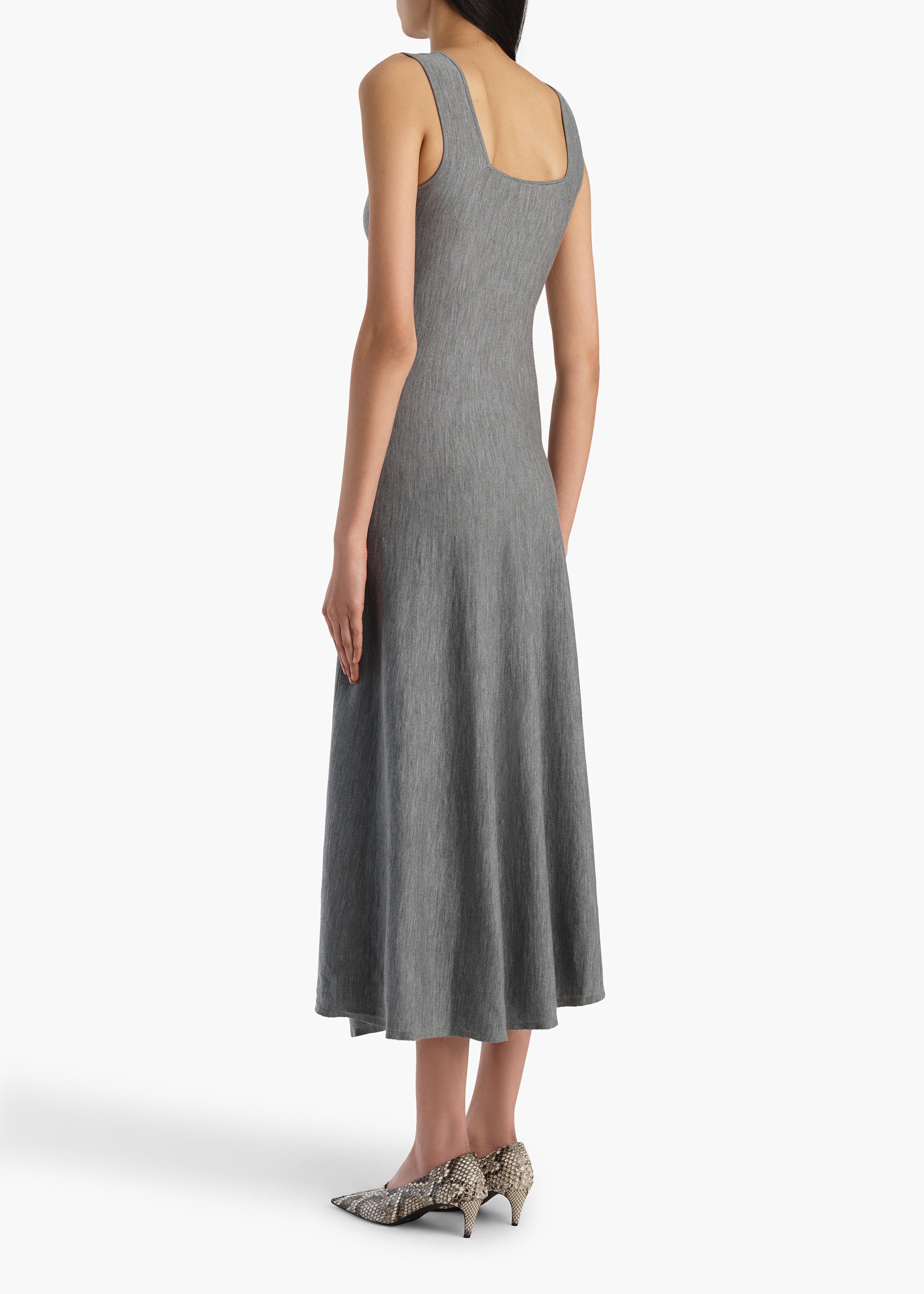 Khaite - Seberg Dress in Sterling - Image 3
