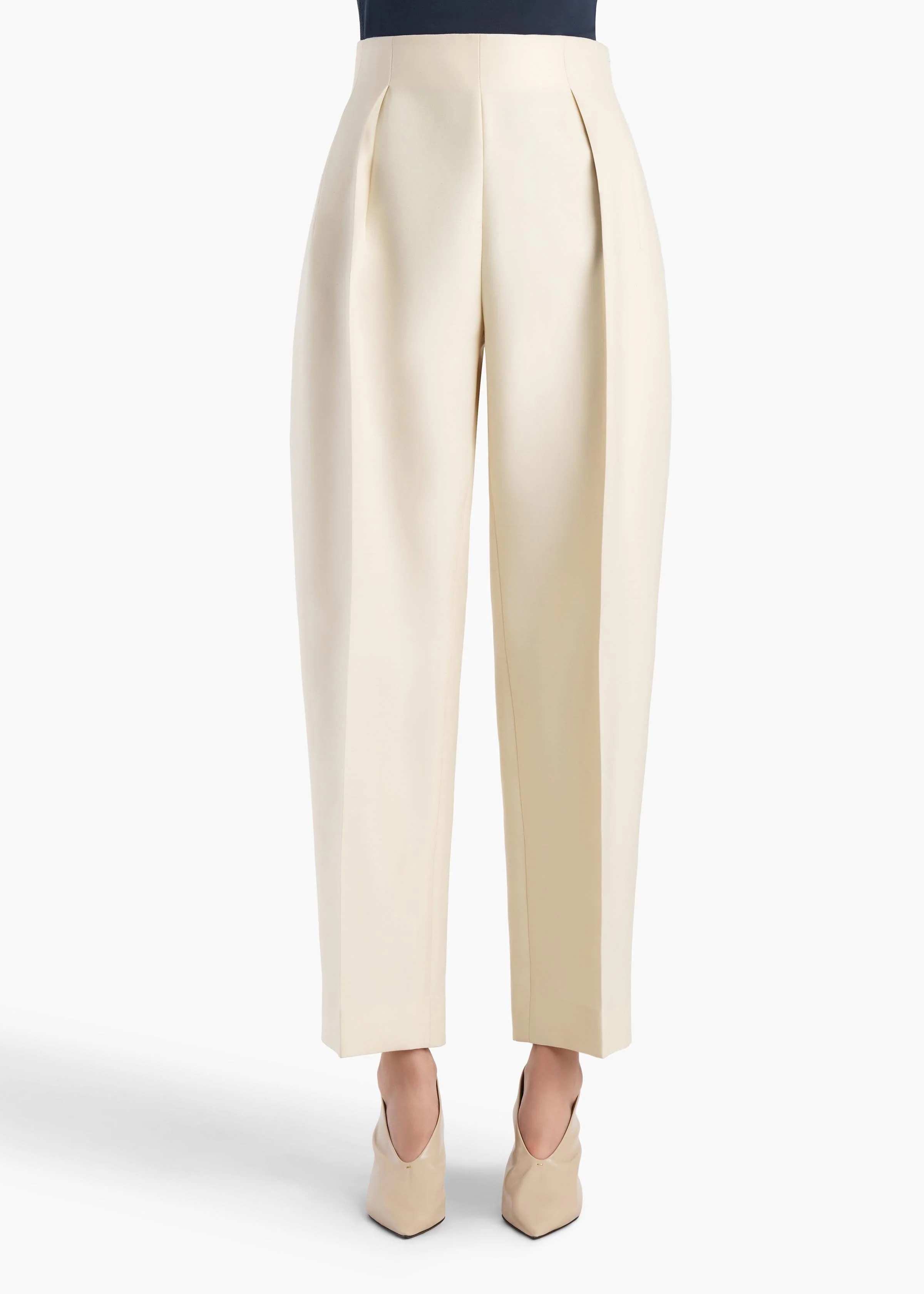 Khaite - Somera Pant in Ivory Glow - Image 3