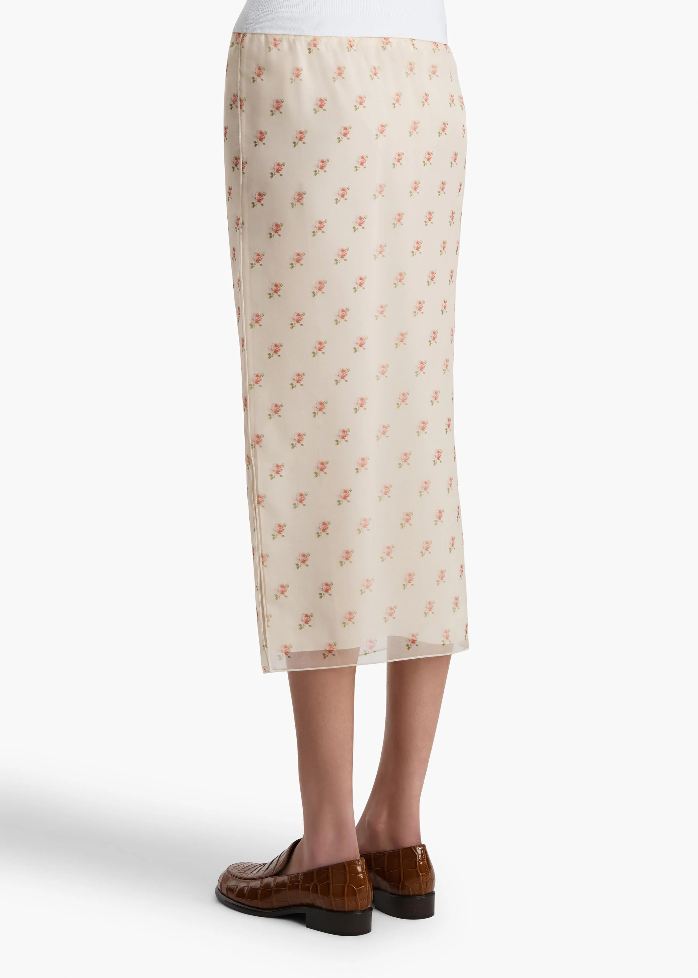 Khaite - Syndi Skirt in Soft Pink - Image 4