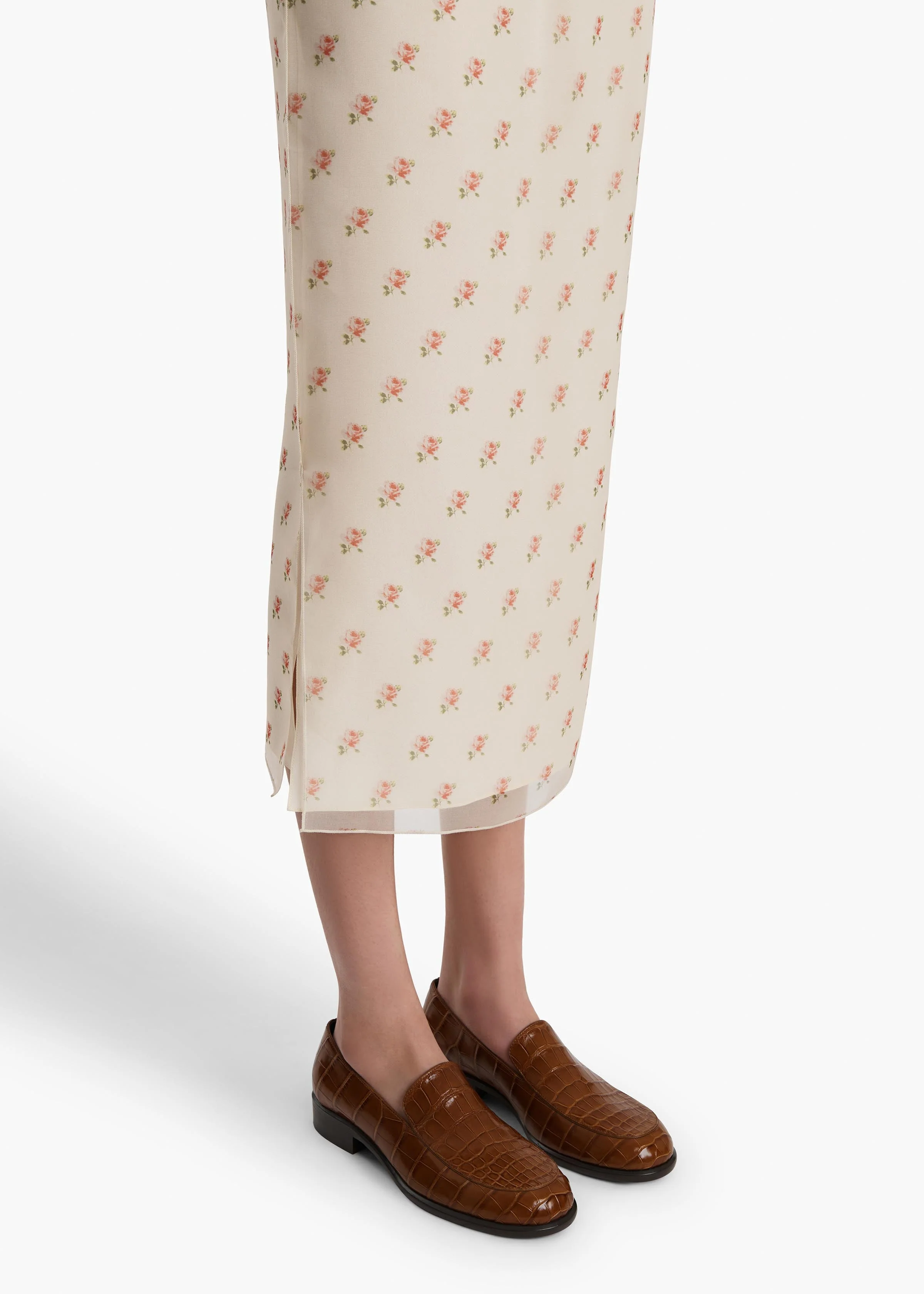 Khaite - Syndi Skirt in Soft Pink - Image 5