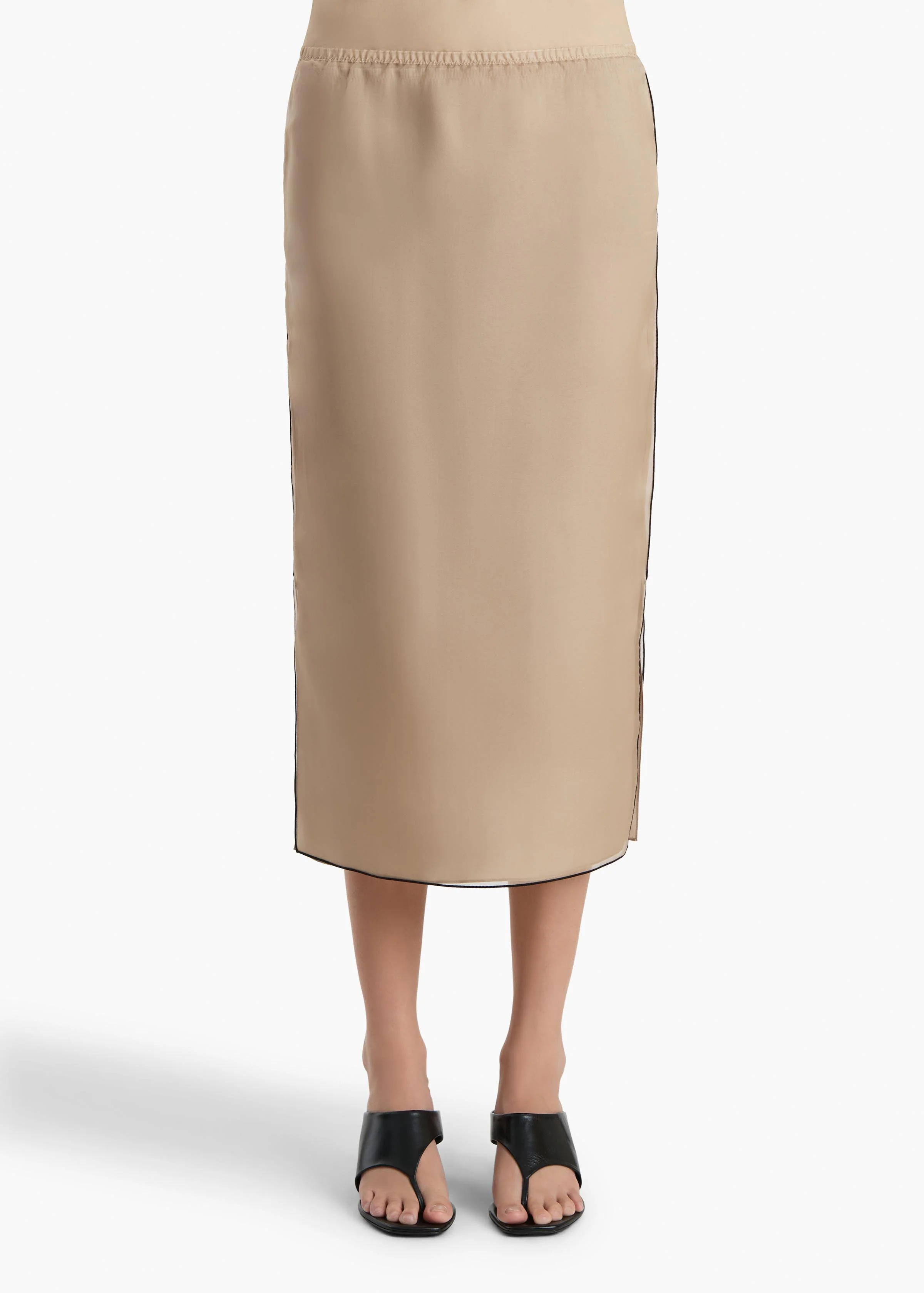 Khaite - Syndi Skirt in Tea Stain - Image 3