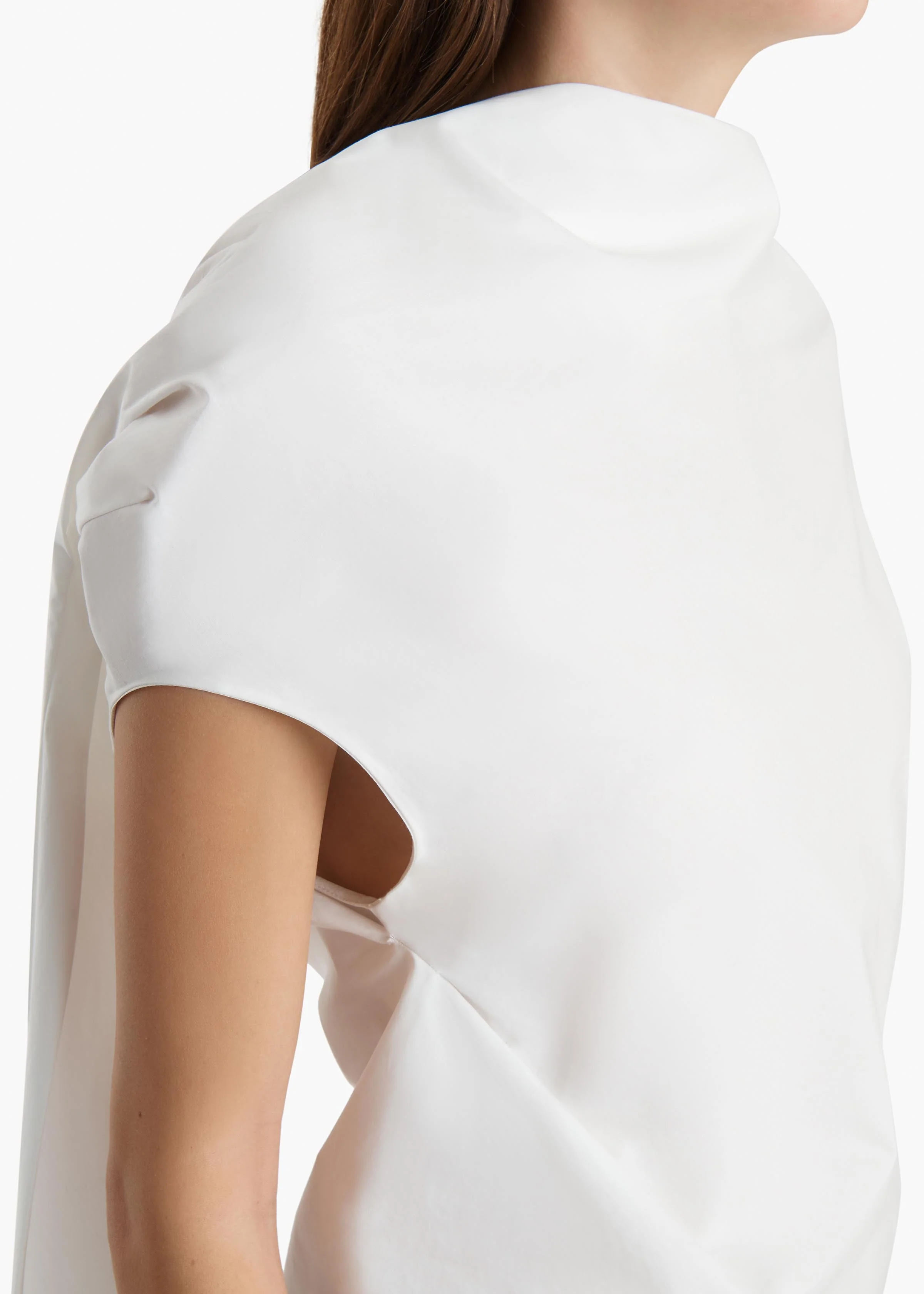 Khaite - Tatia Dress in Chalk - Image 4