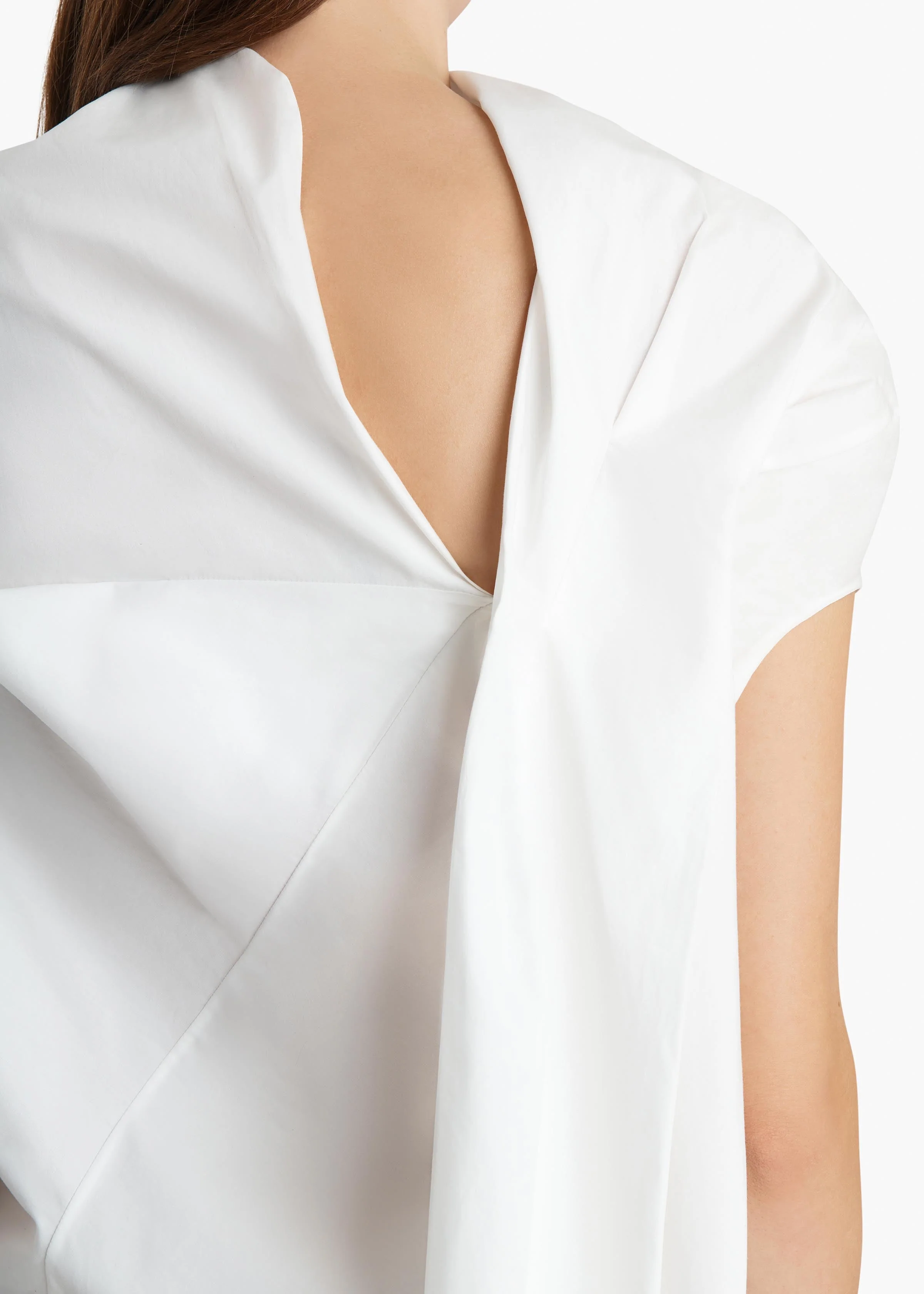 Khaite - Tatia Dress in Chalk - Image 5