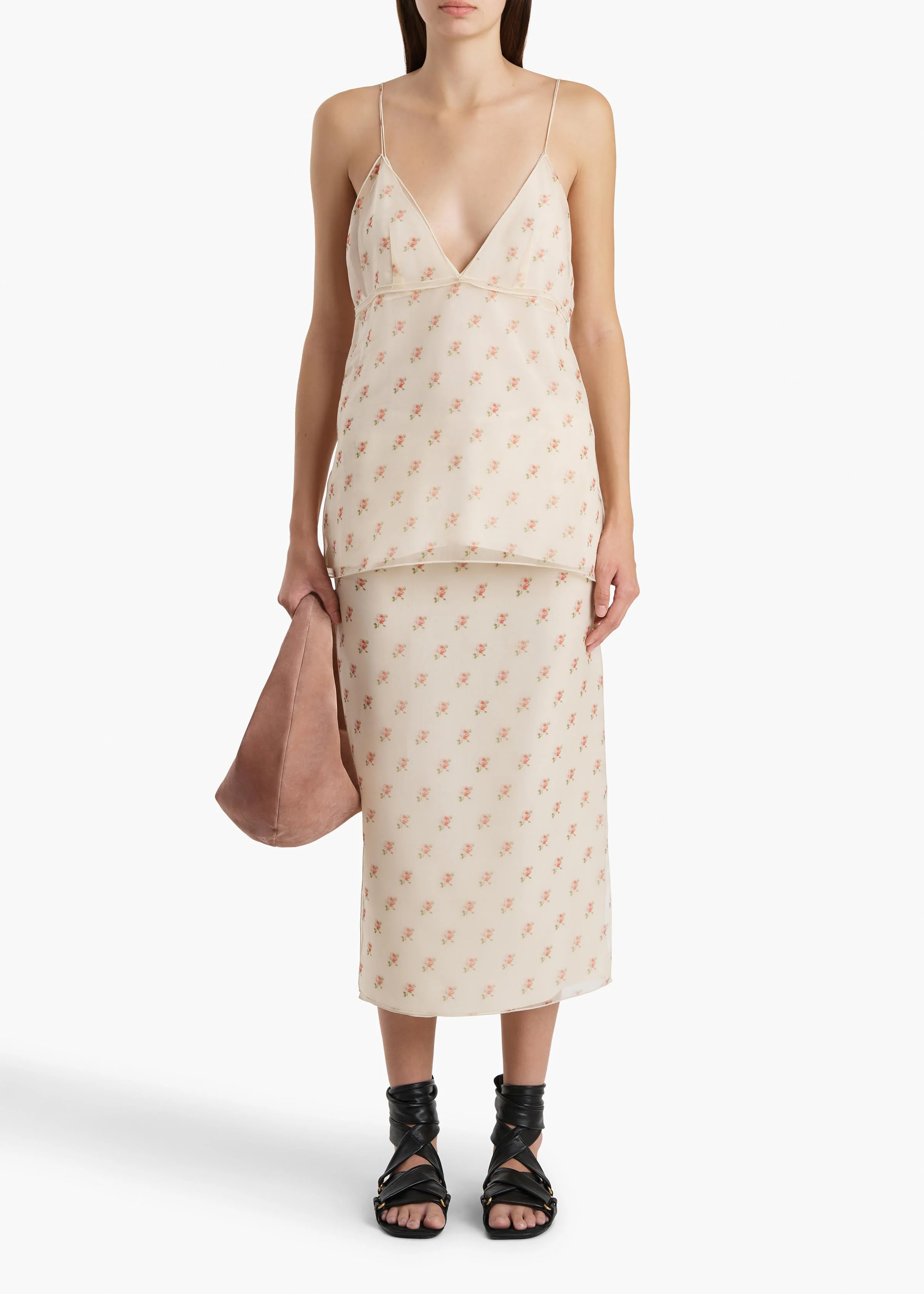 Khaite - Timy Top in Soft Pink - Image 2