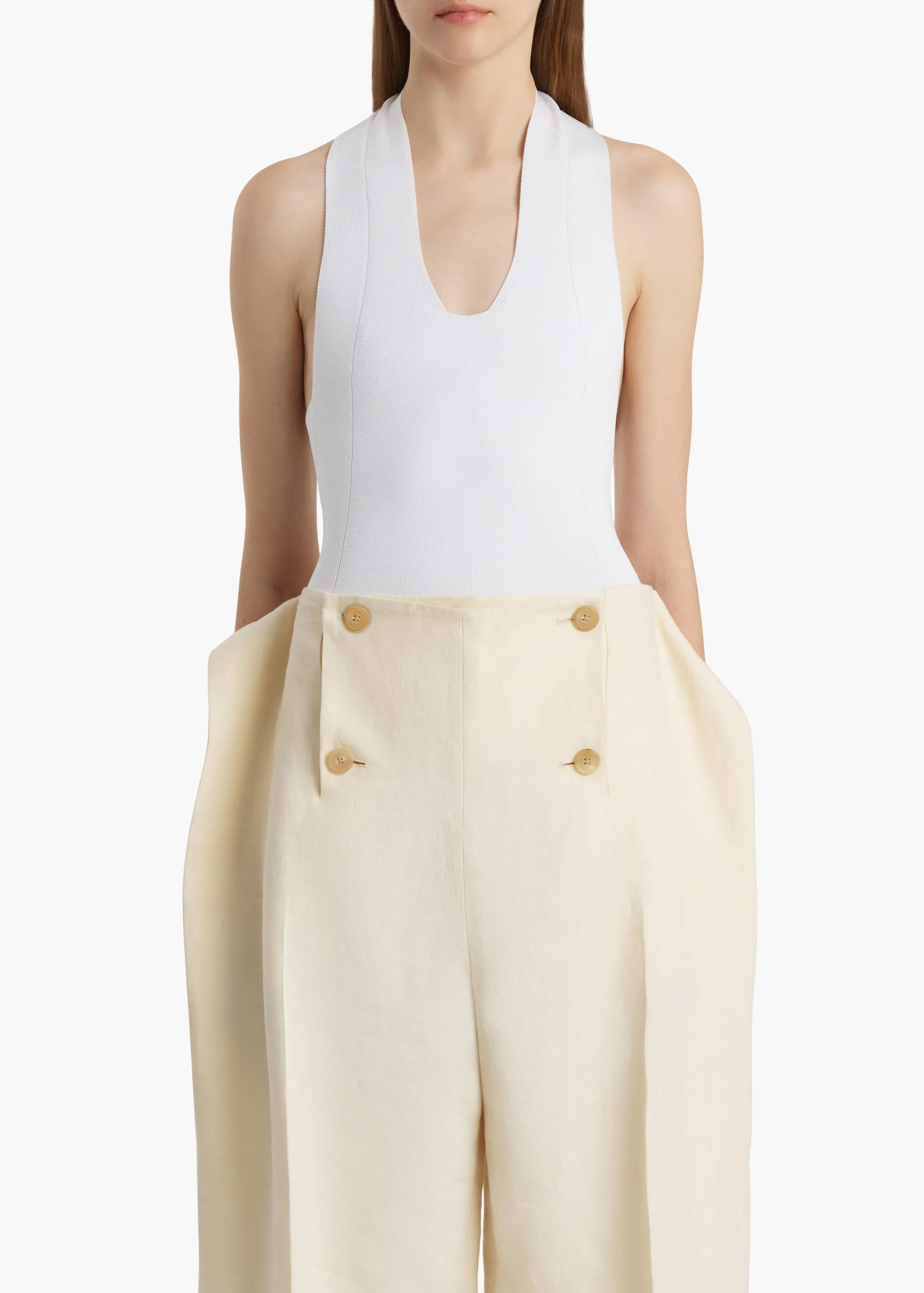 Khaite - Toto Bodysuit in Glaze - Image 3