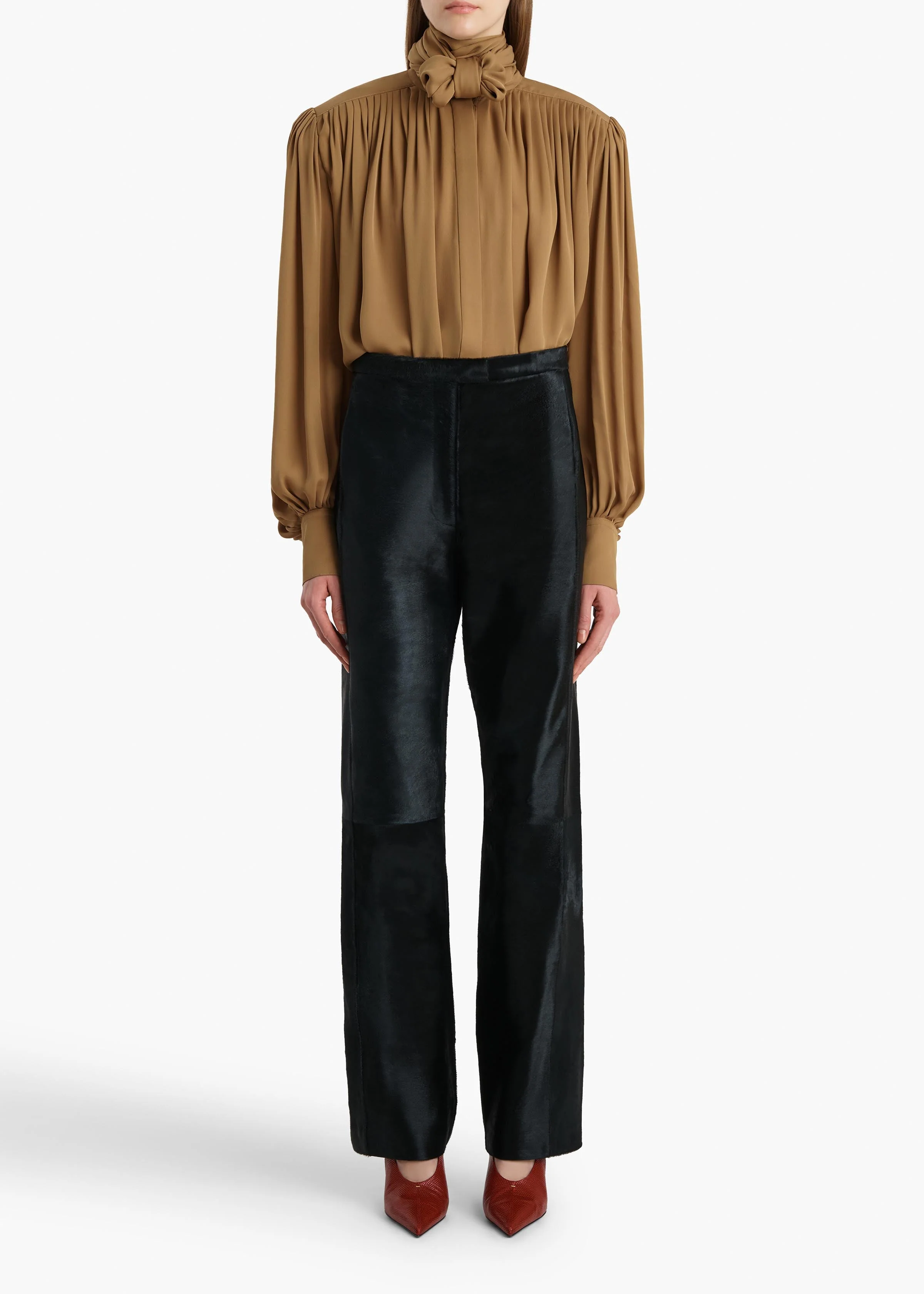Khaite - Vali Top in Golden Ochre - Image 2