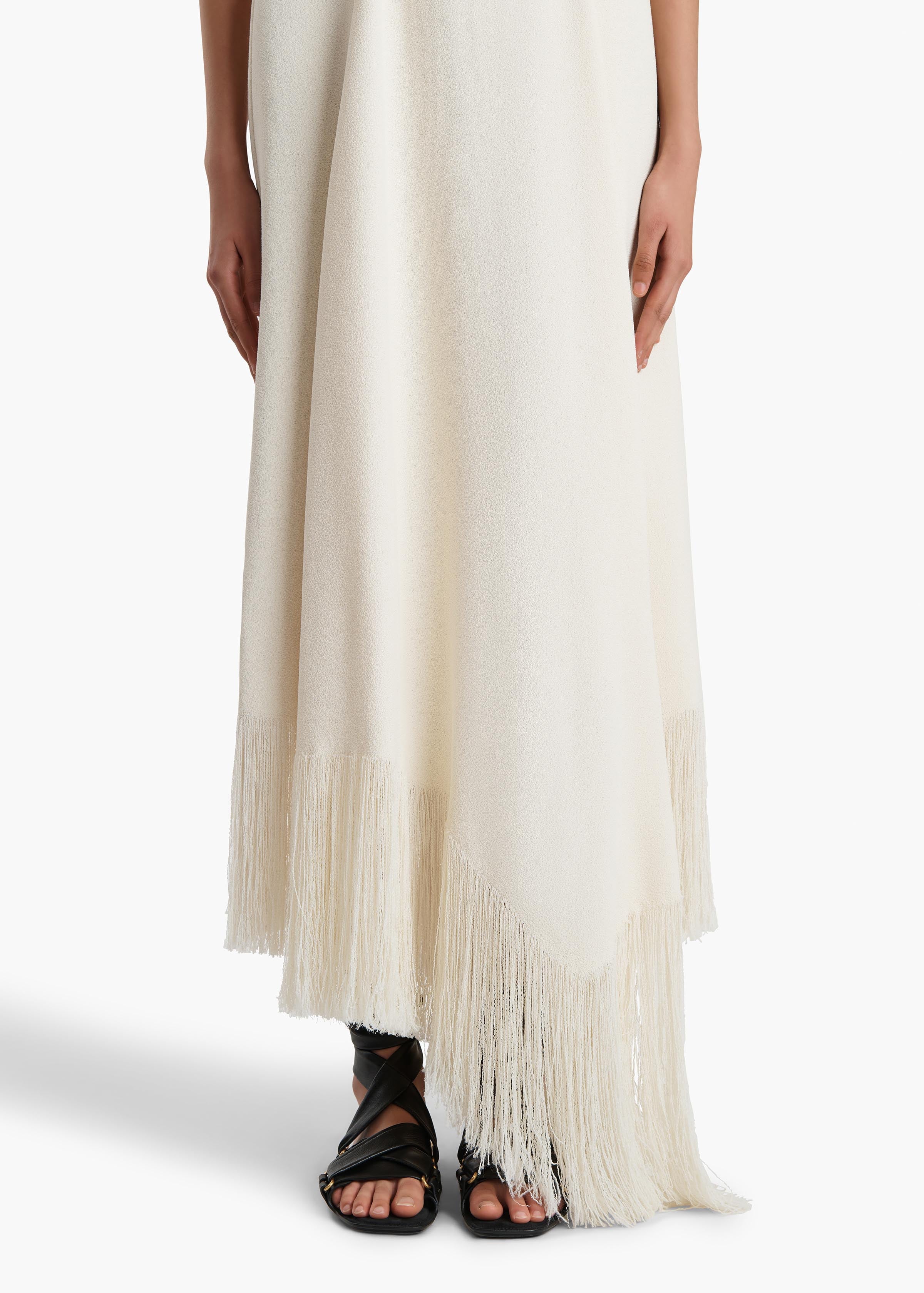 Khaite - Vivian Dress in Cream - Image 4