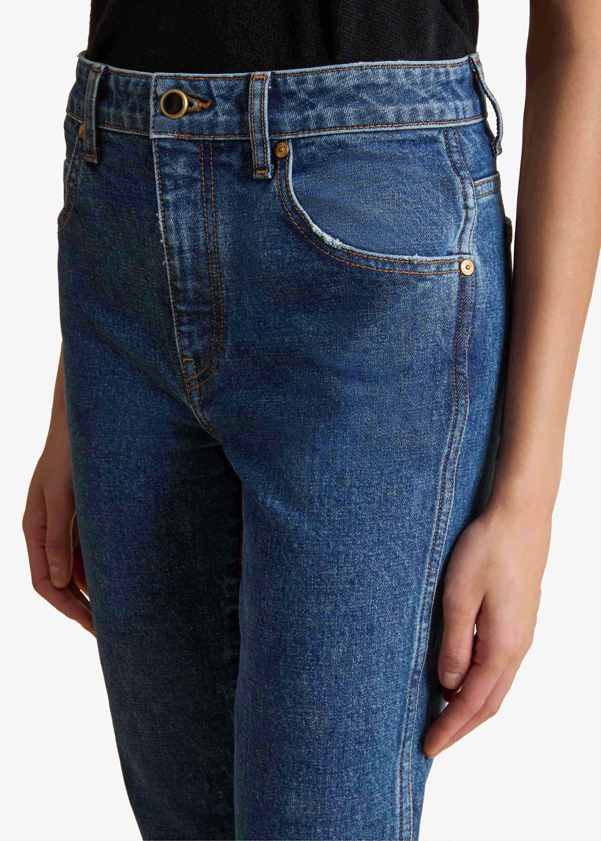 Khaite - Vivian Stretch Jean in Boone - Image 6