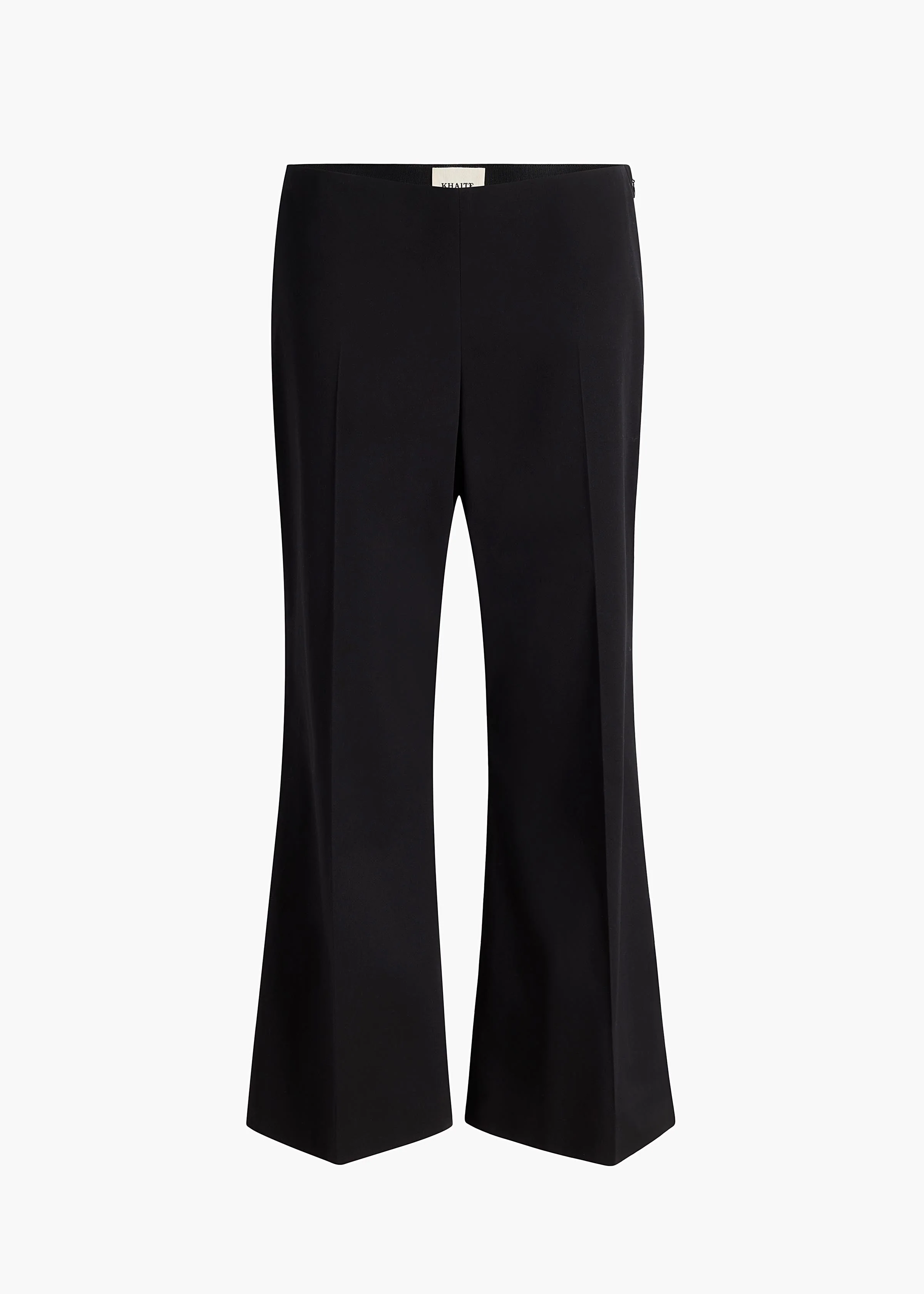 Khaite - Walter Pant in Black Cotton Silk