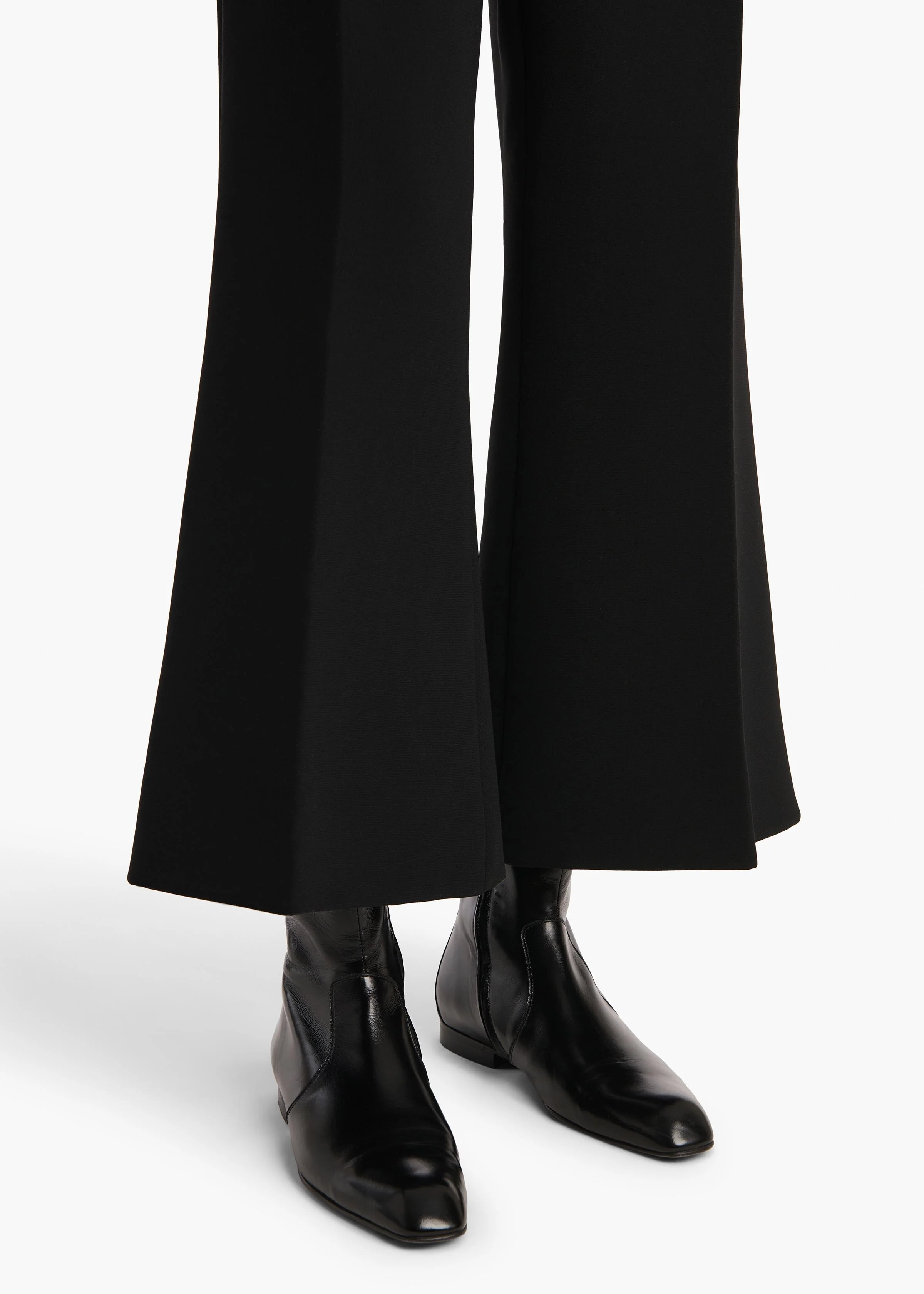 Khaite - Walter Pant in Black Crepe - Image 5