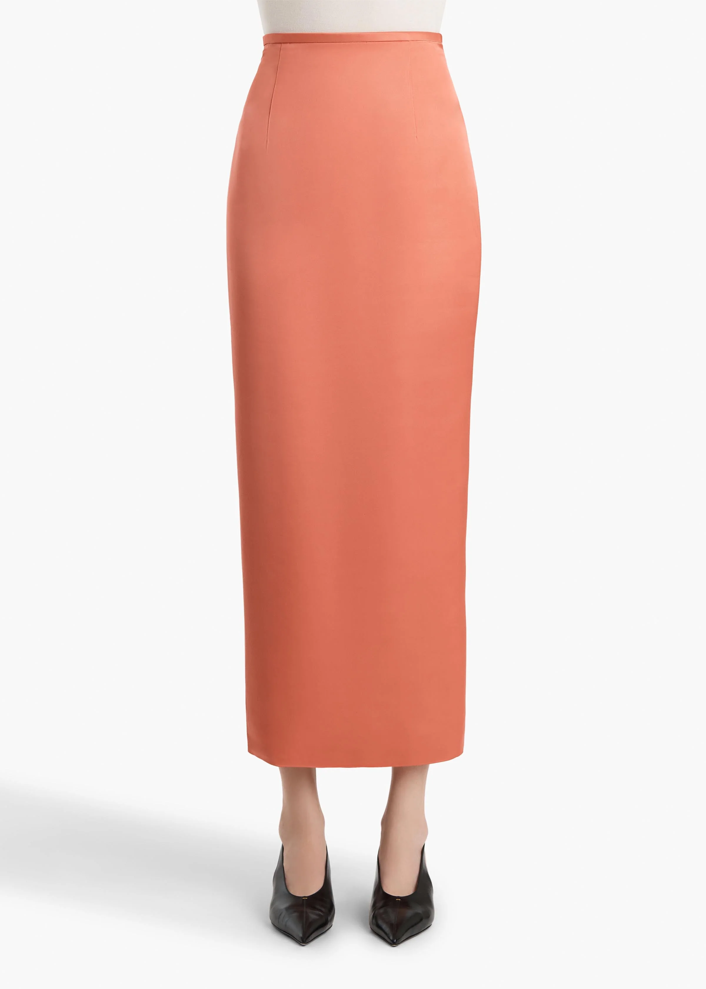 Khaite - Winton Skirt in Dahlia - Image 3