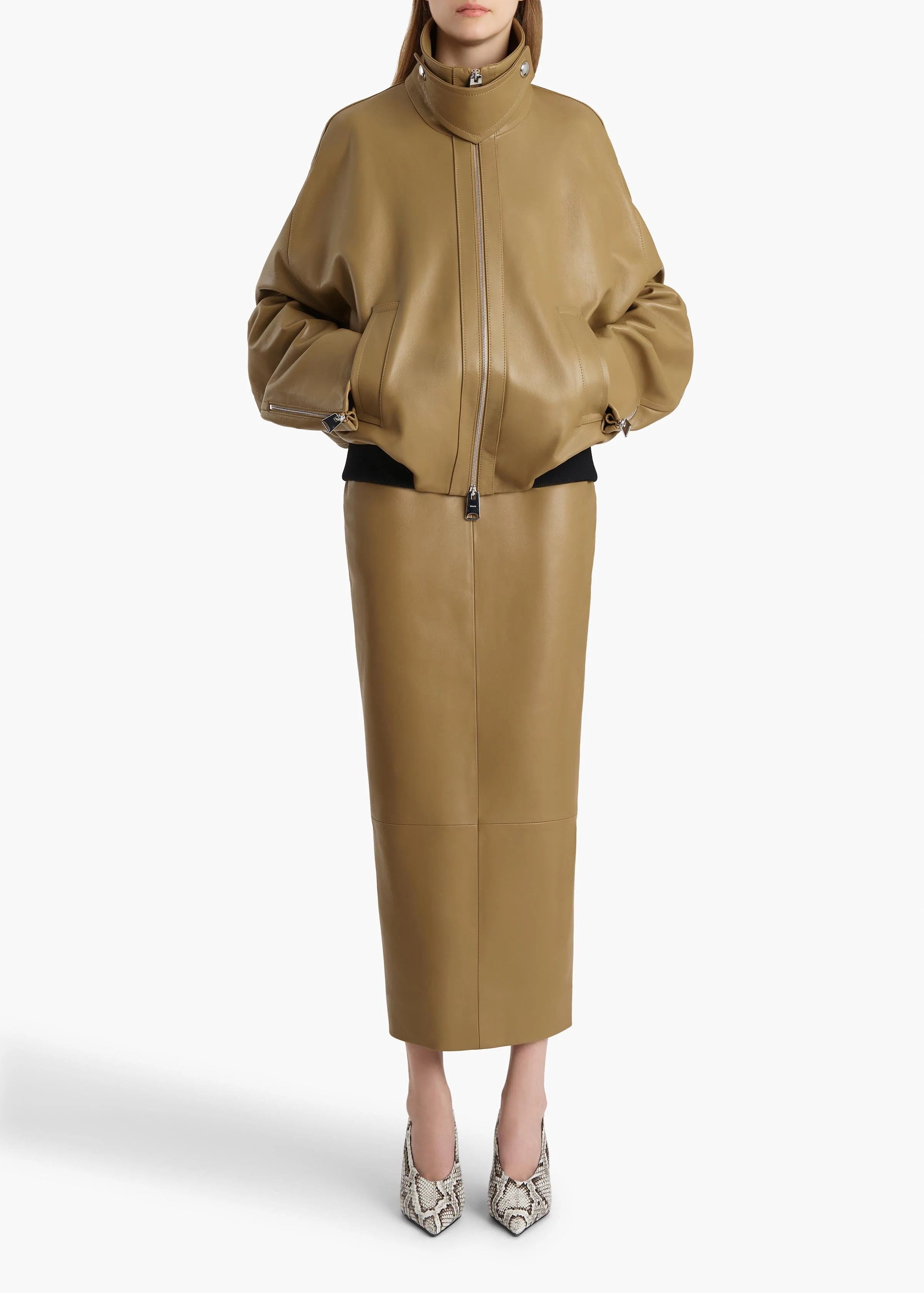 Khaite - Winton Skirt in Golden Ochre - Image 2