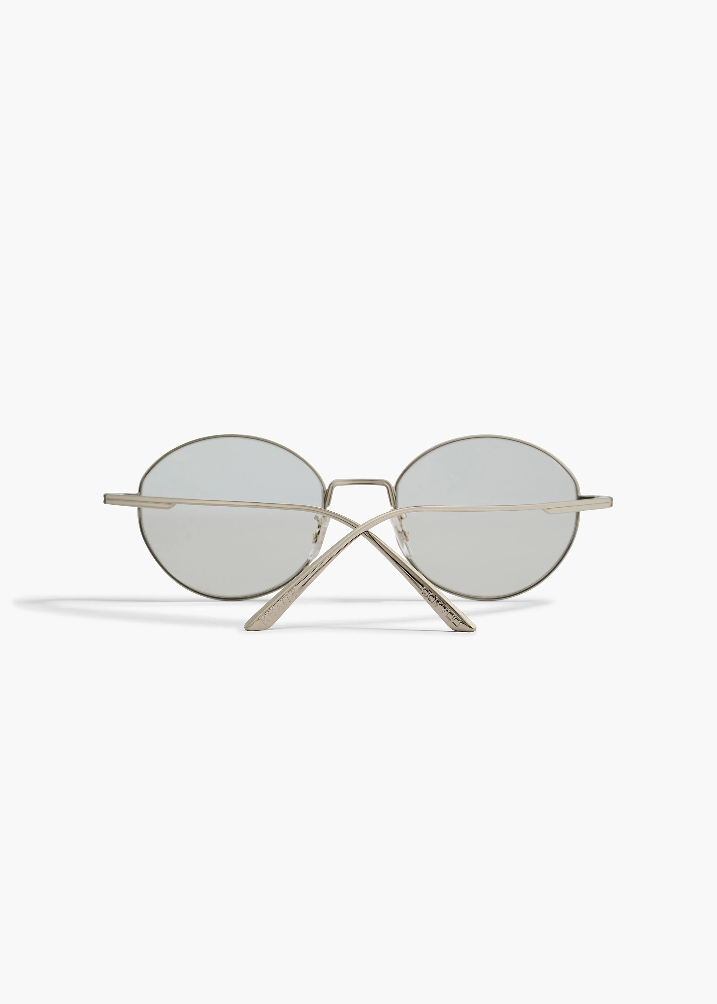Khaite - x Oliver Peoples 1994C in Silver and Blue Light Filter - Image 3