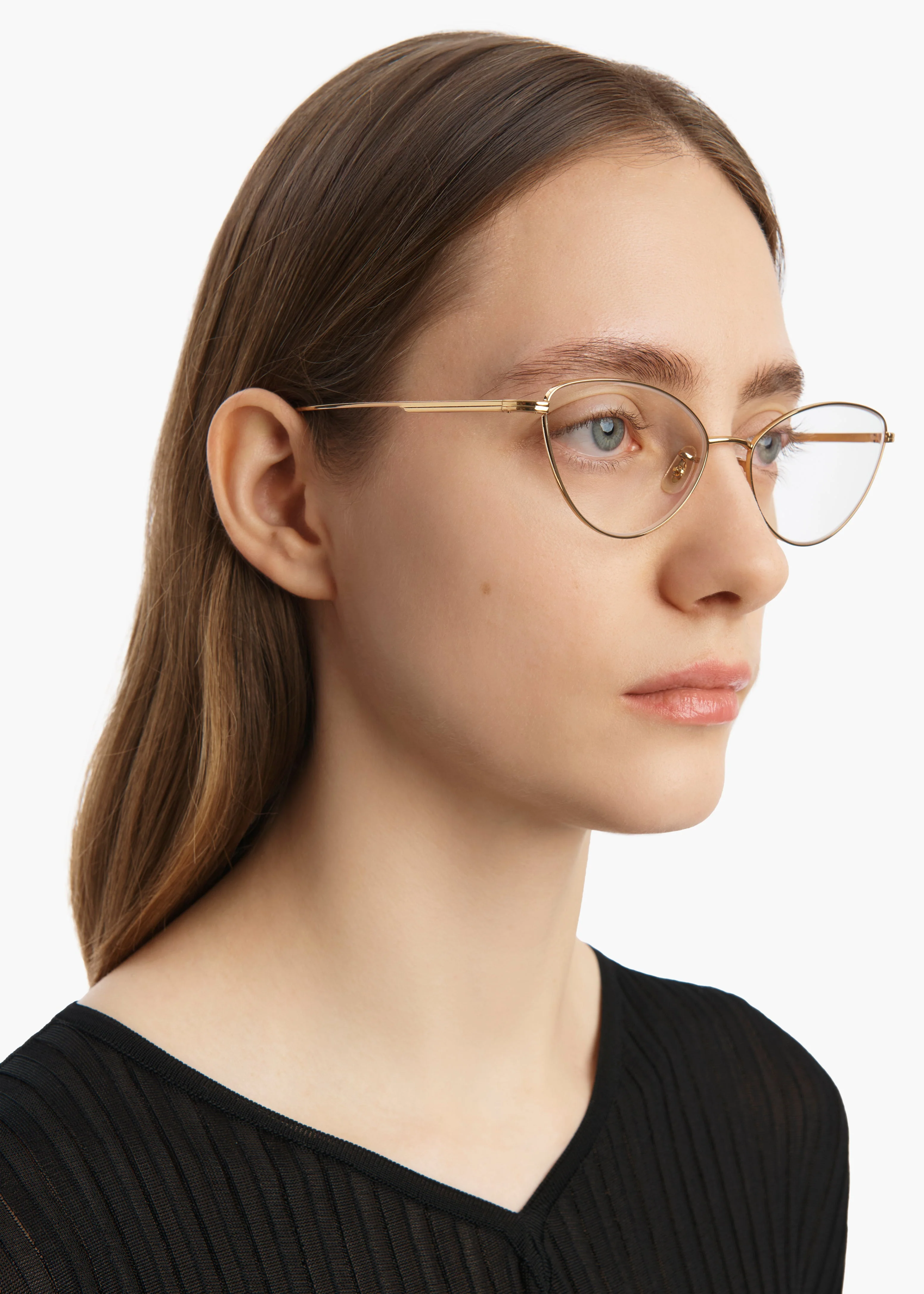 Khaite - x Oliver Peoples 1998RX in Gold - Image 4