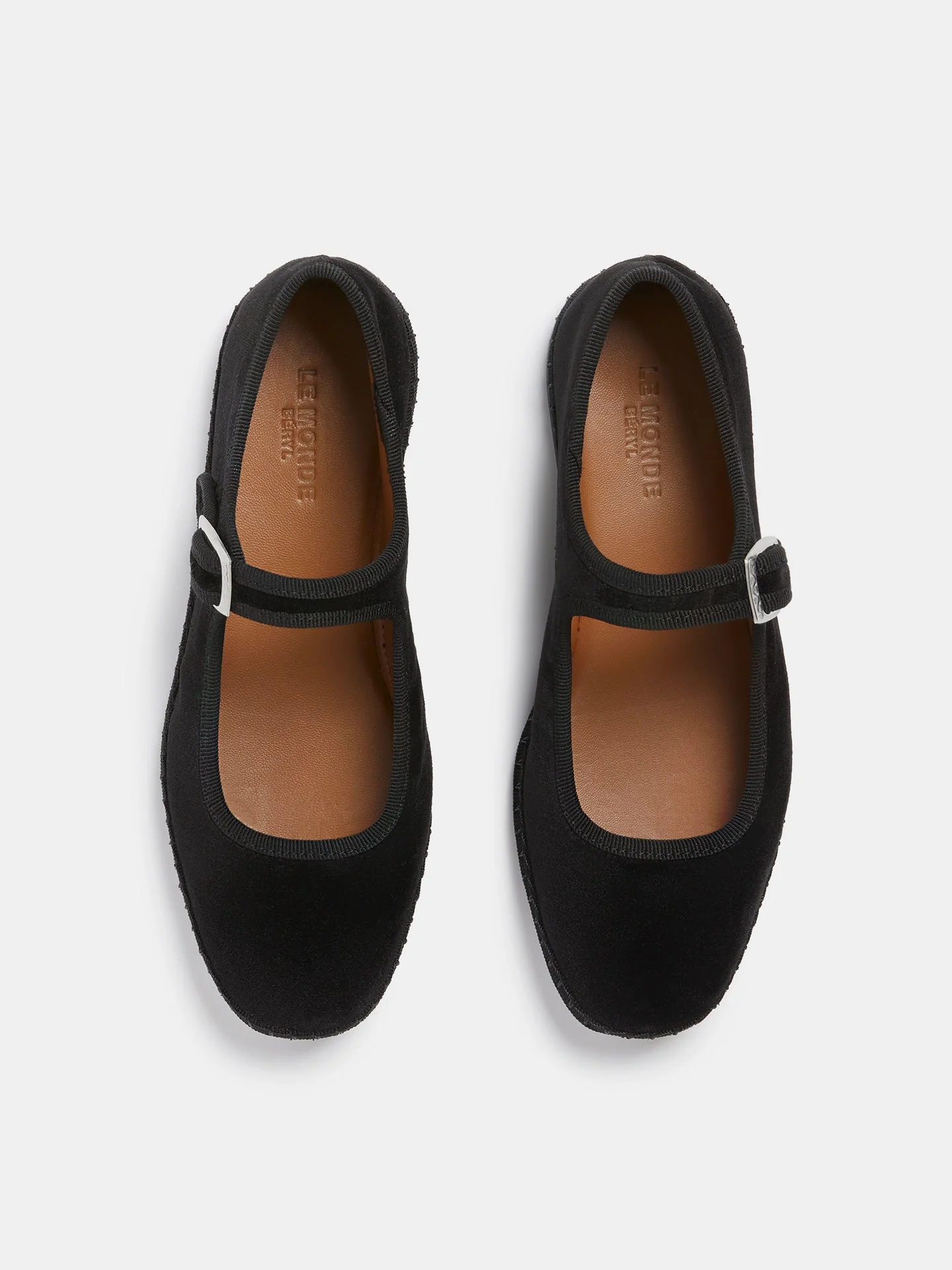 Le Monde Beryl - Kids Soft Mary Jane / Black Velvet - Image 3