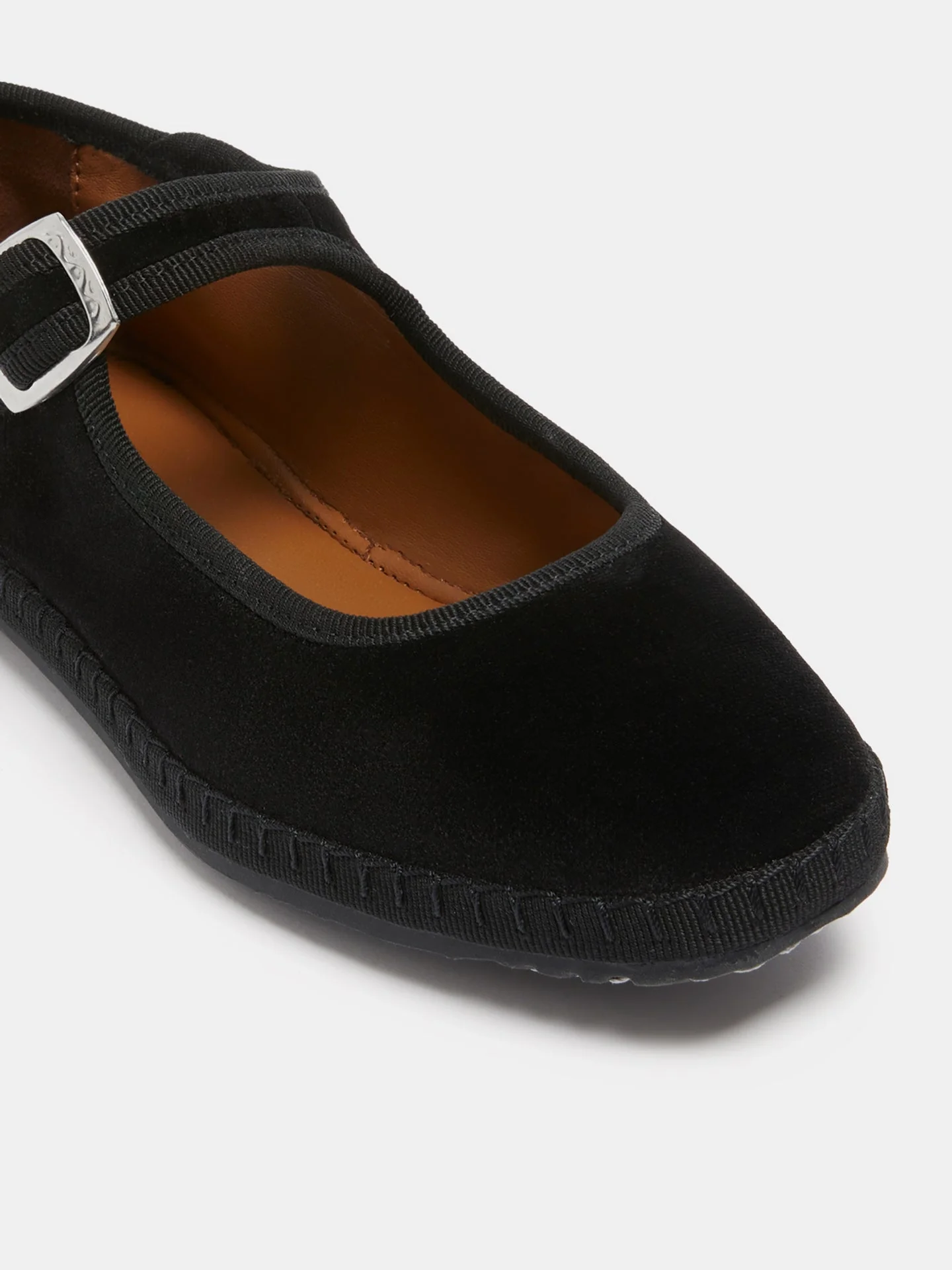 Le Monde Beryl - Kids Soft Mary Jane / Black Velvet - Image 4