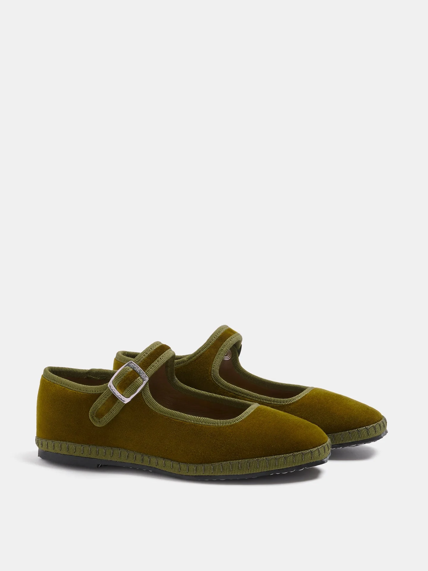 Le Monde Beryl - Kids Soft Mary Jane / Tobacco Velvet - Image 2