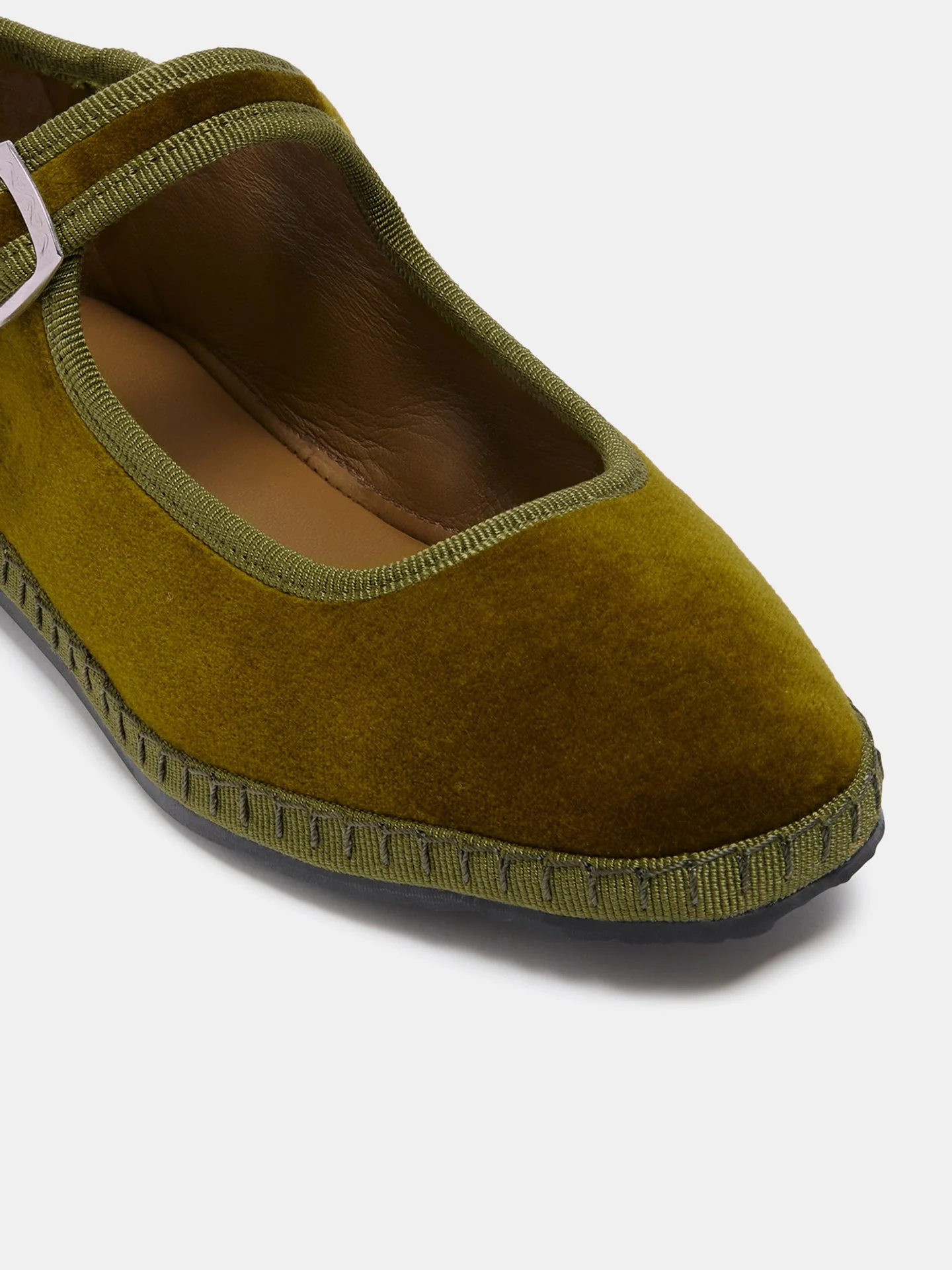 Le Monde Beryl - Kids Soft Mary Jane / Tobacco Velvet - Image 4