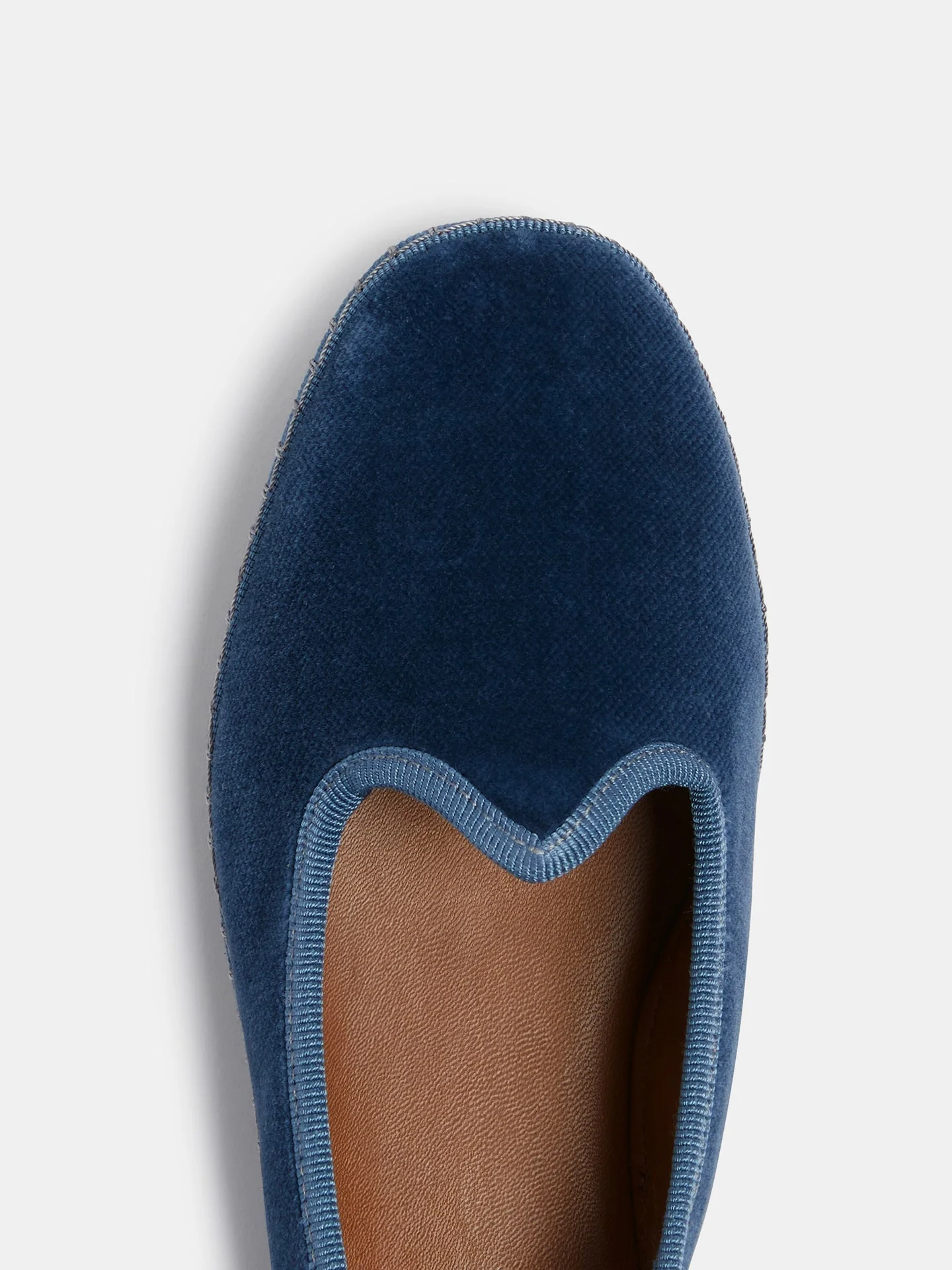 Le Monde Beryl - Kids Soft Venetian Slipper / Jeans Velvet - Image 4