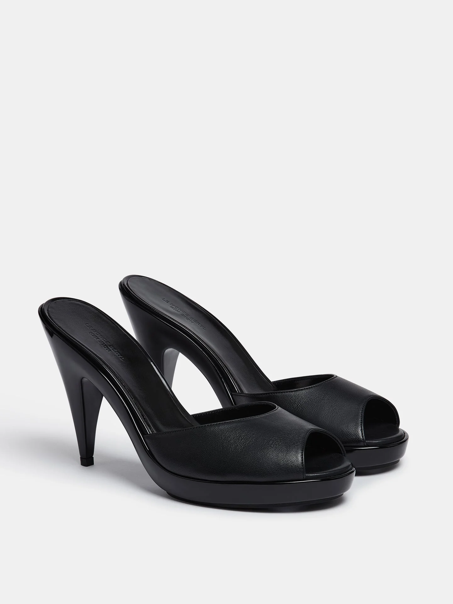 Le Monde Beryl - Kim Sion Cherry Mule / Black Leather - Image 2