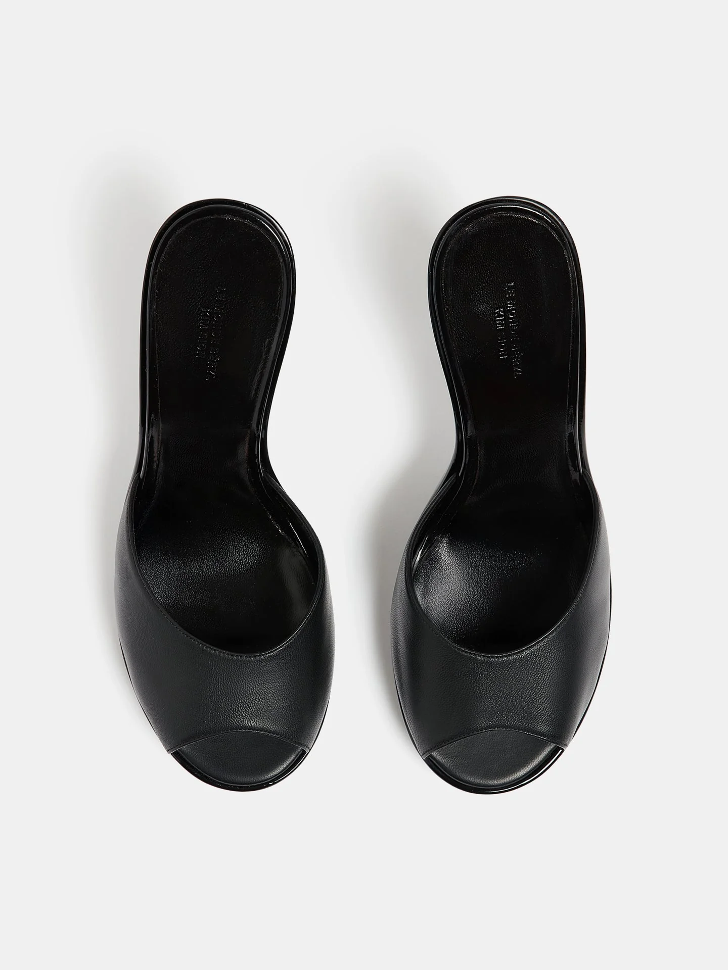 Le Monde Beryl - Kim Sion Cherry Mule / Black Leather - Image 3