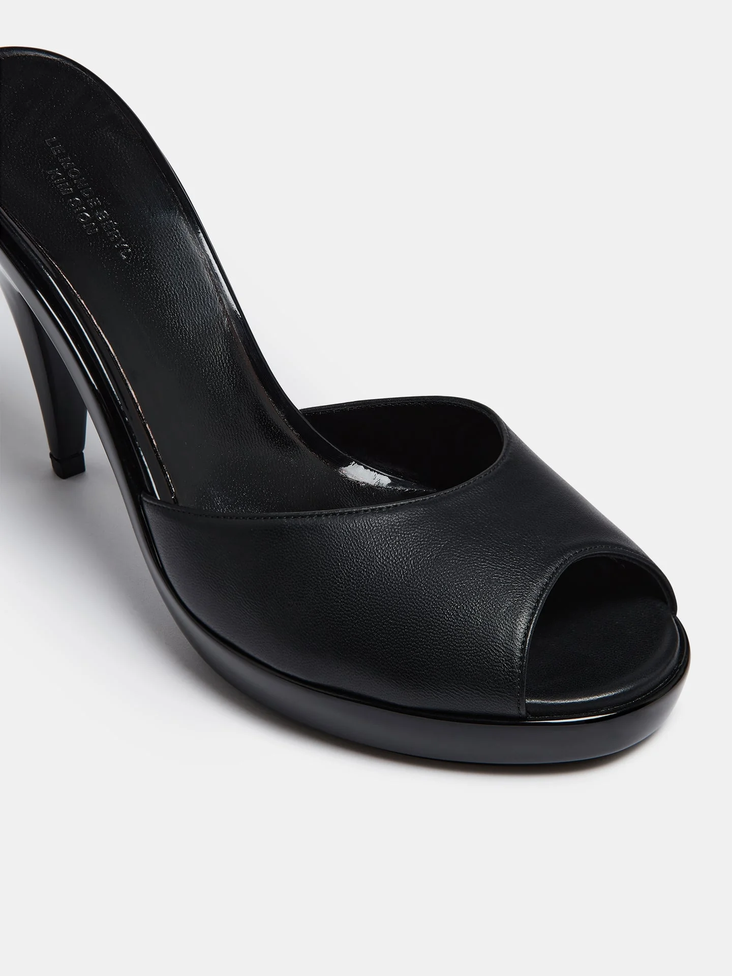 Le Monde Beryl - Kim Sion Cherry Mule / Black Leather - Image 4