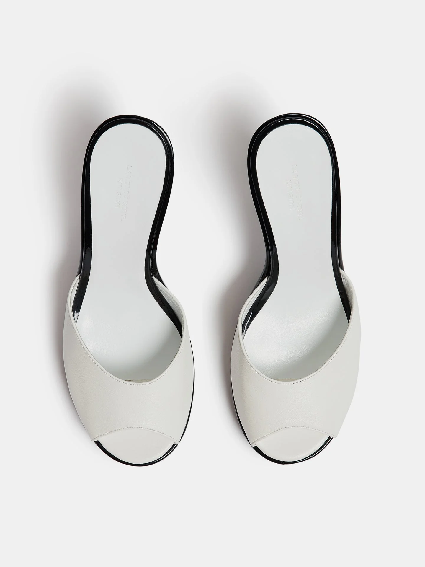 Le Monde Beryl - Kim Sion Cherry Mule / White Leather - Image 3