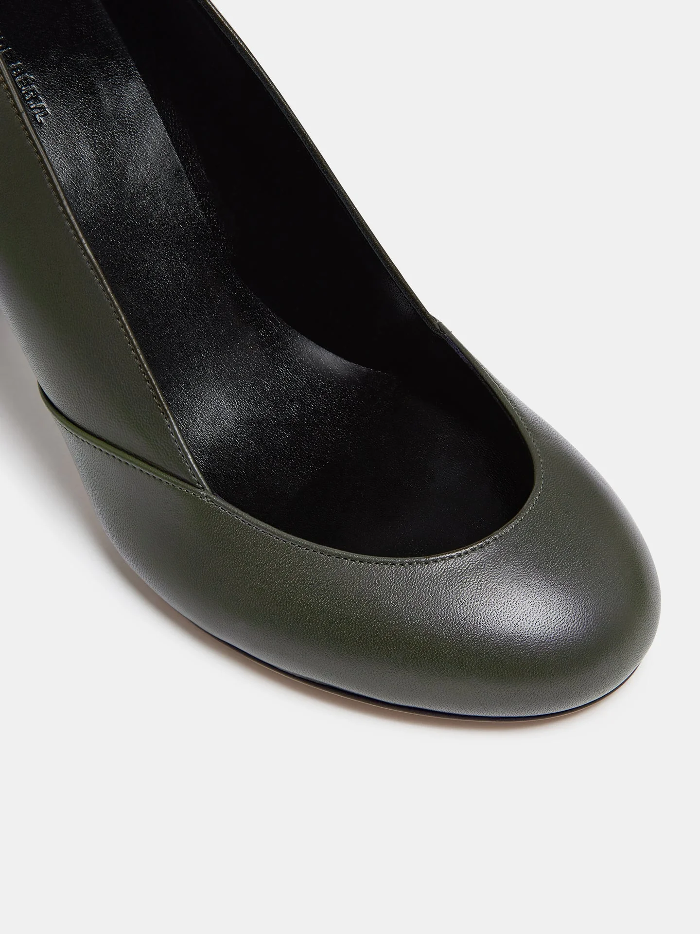 Le Monde Beryl - Kim Sion Sable Pump / Khaki Leather - Image 4