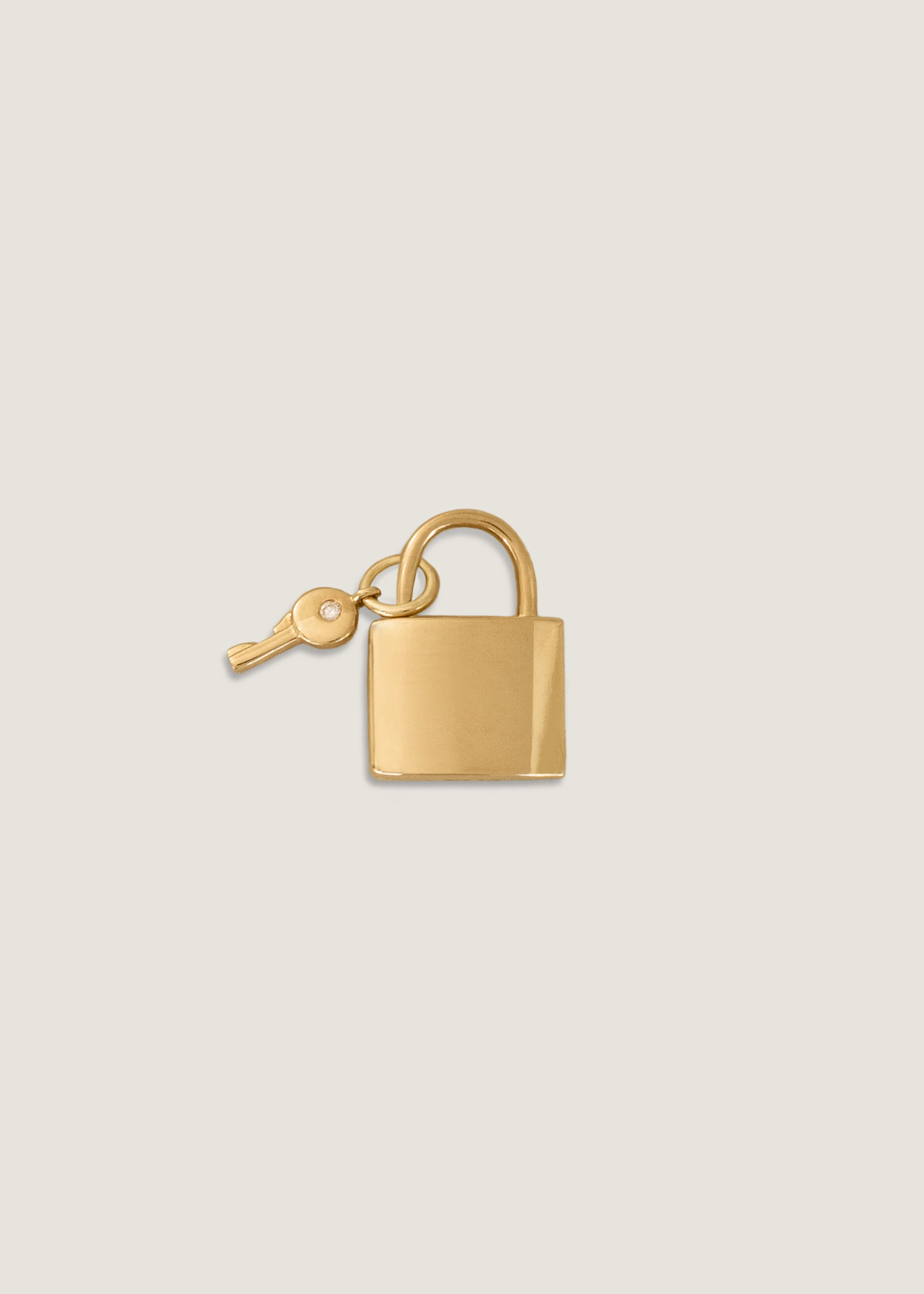 Kinn - Anna Lock & Diamond Key Pendant