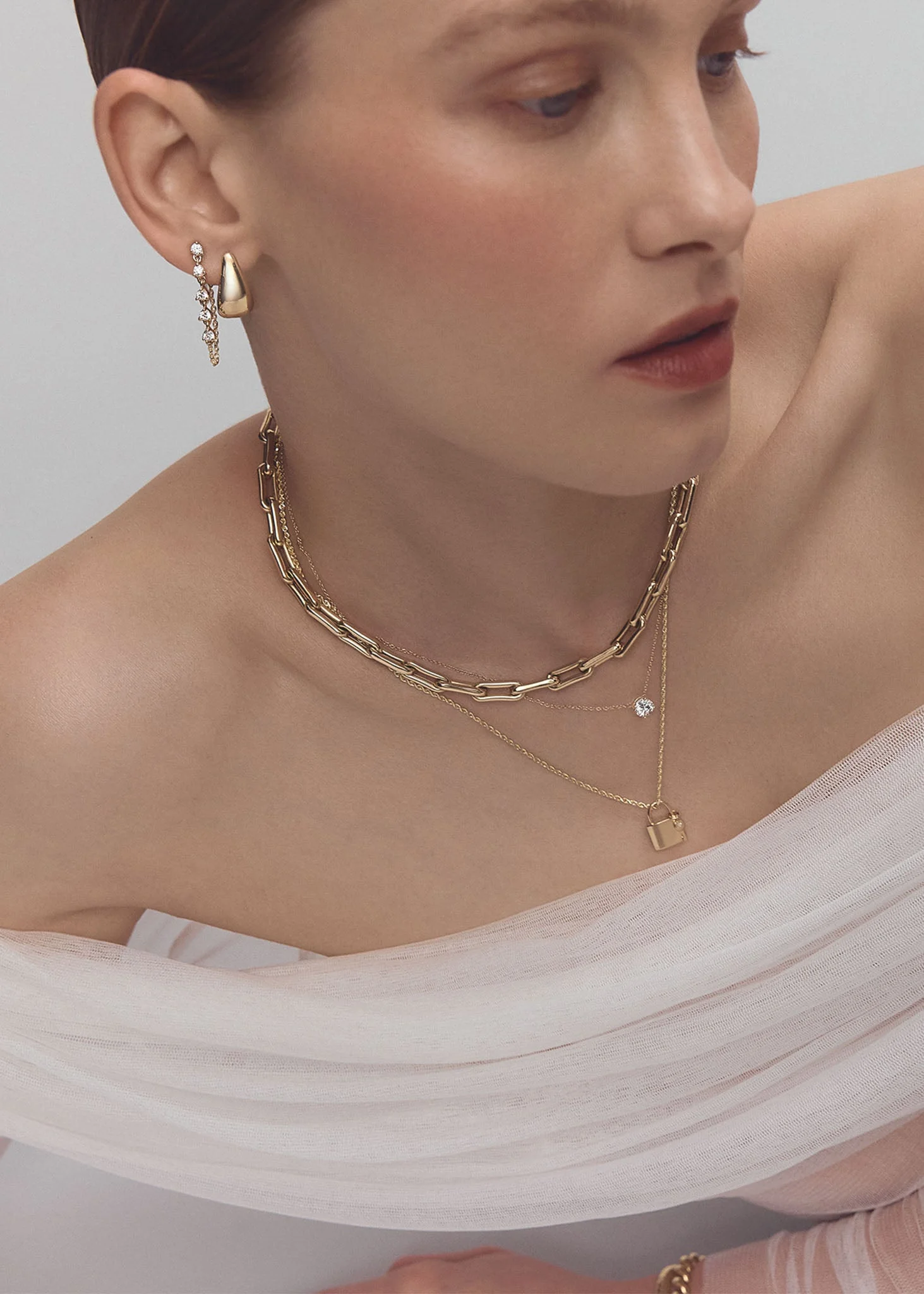 Kinn - Anna Lock & Diamond Key Pendant - Image 2