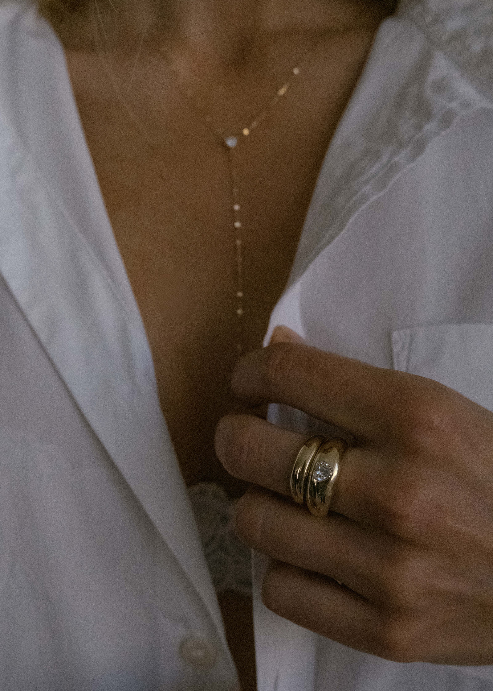 Kinn - Baby Kay Heart Dome Ring Diamond - Image 2
