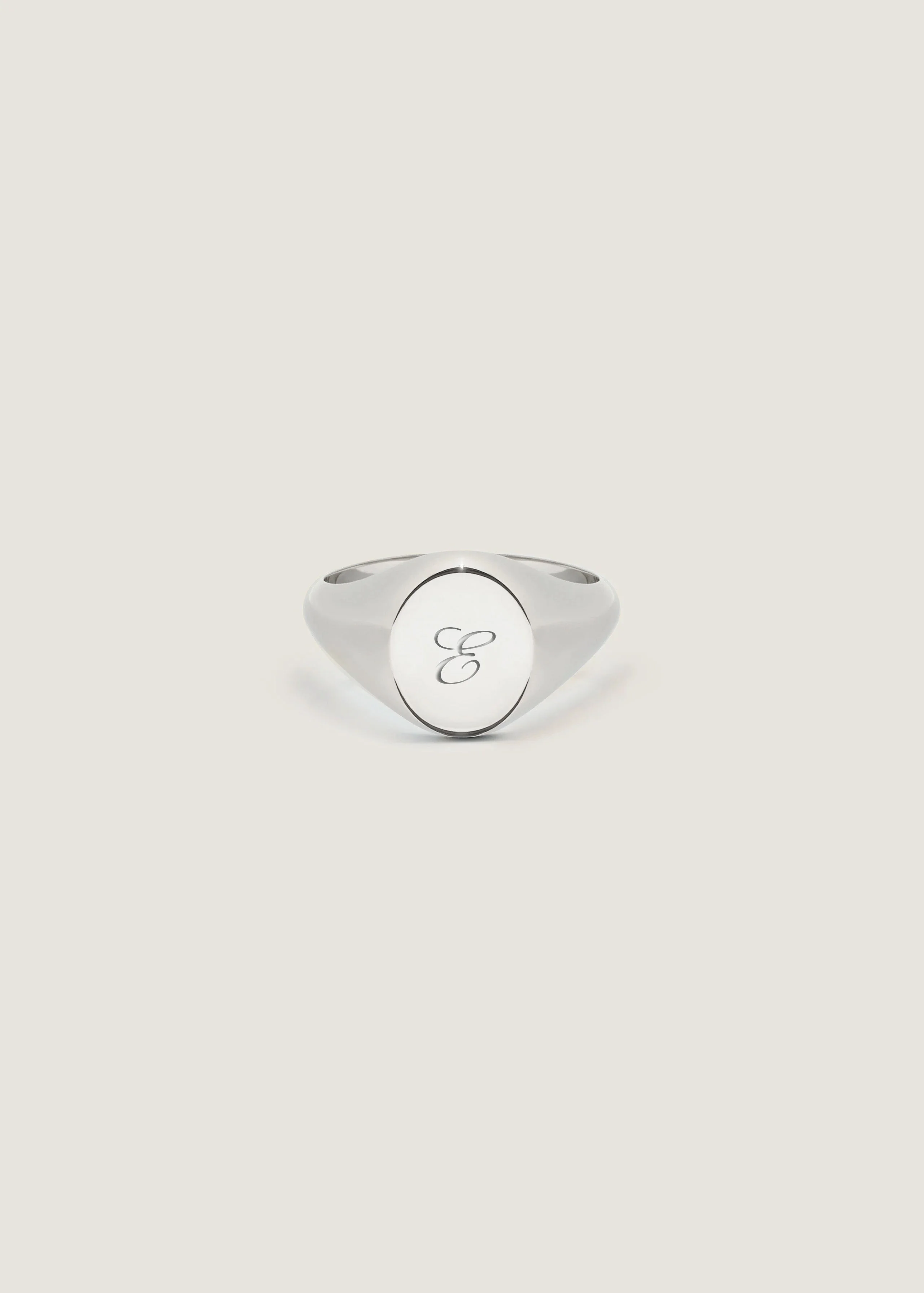 Kinn - Bold Classic Signet Ring Silver - Image 6