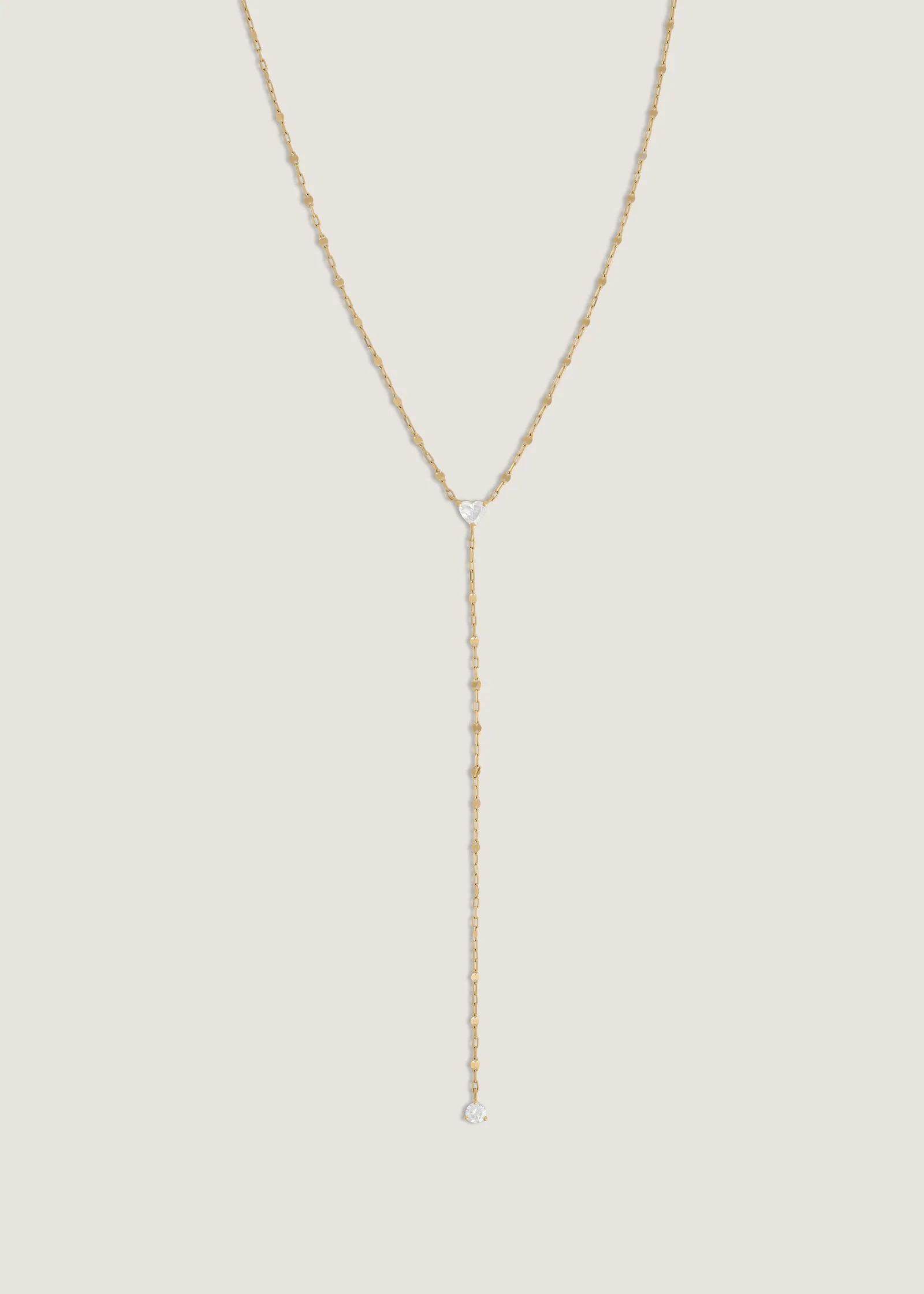 Kinn - Darling Lariat Heart Necklace