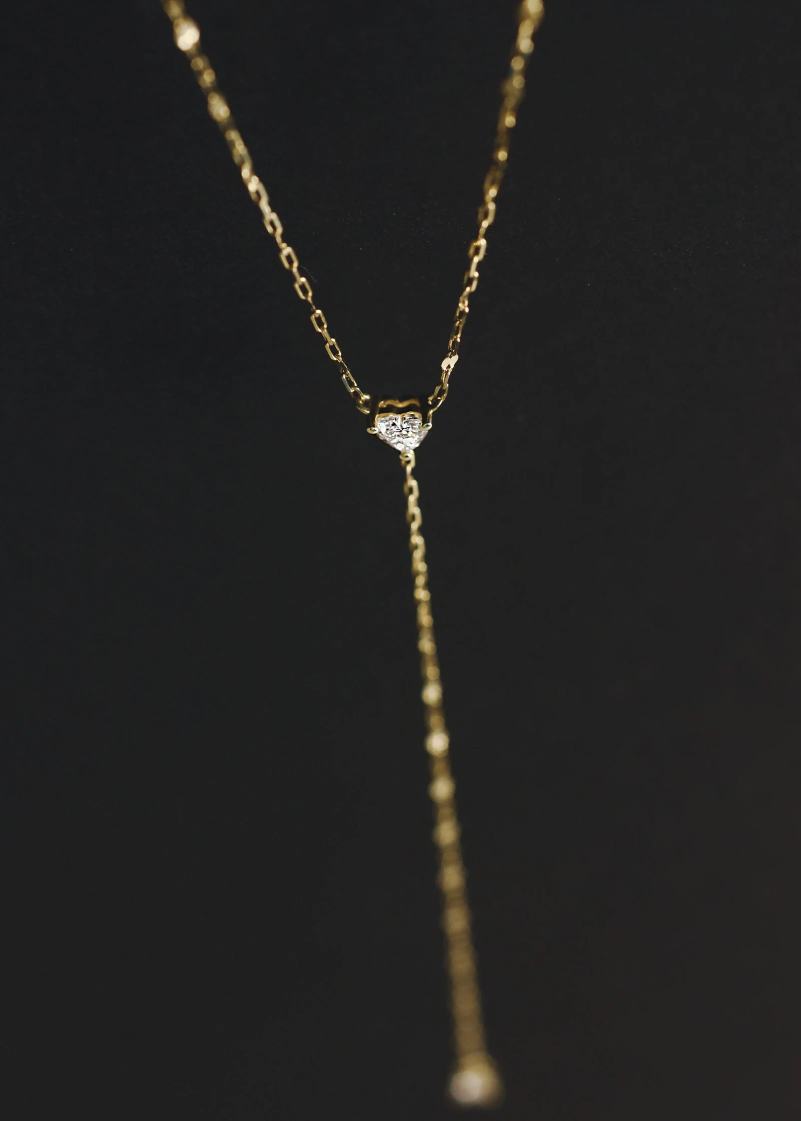 Kinn - Darling Lariat Heart Necklace - Image 5