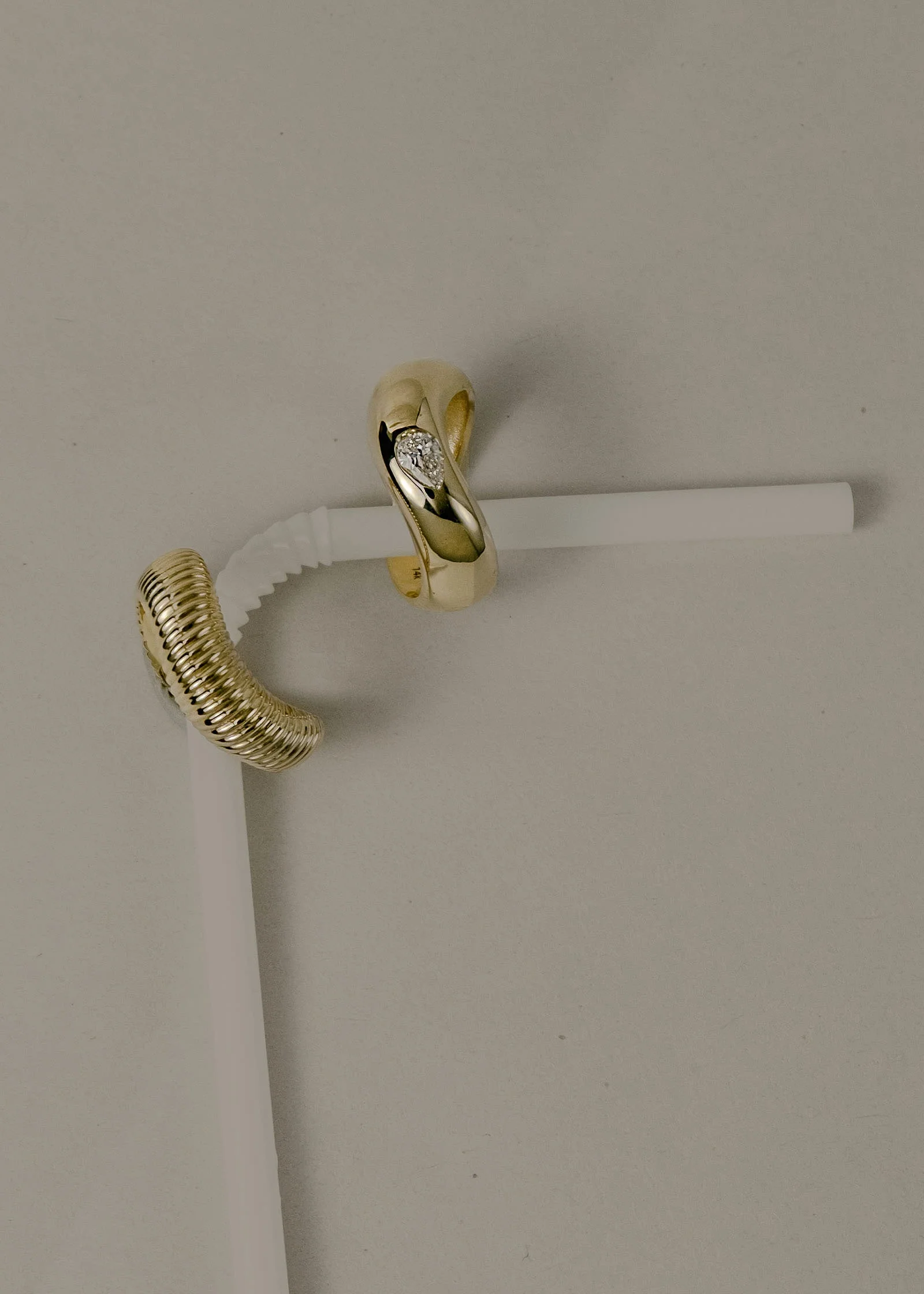 Kinn - Demi Curve & Coil Ring Stack - Image 5