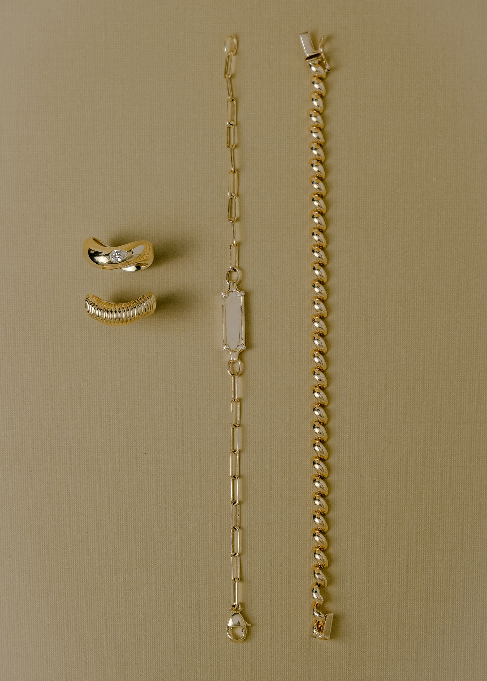 Kinn - Harlow Oval Pavé ID Bracelet - Image 6