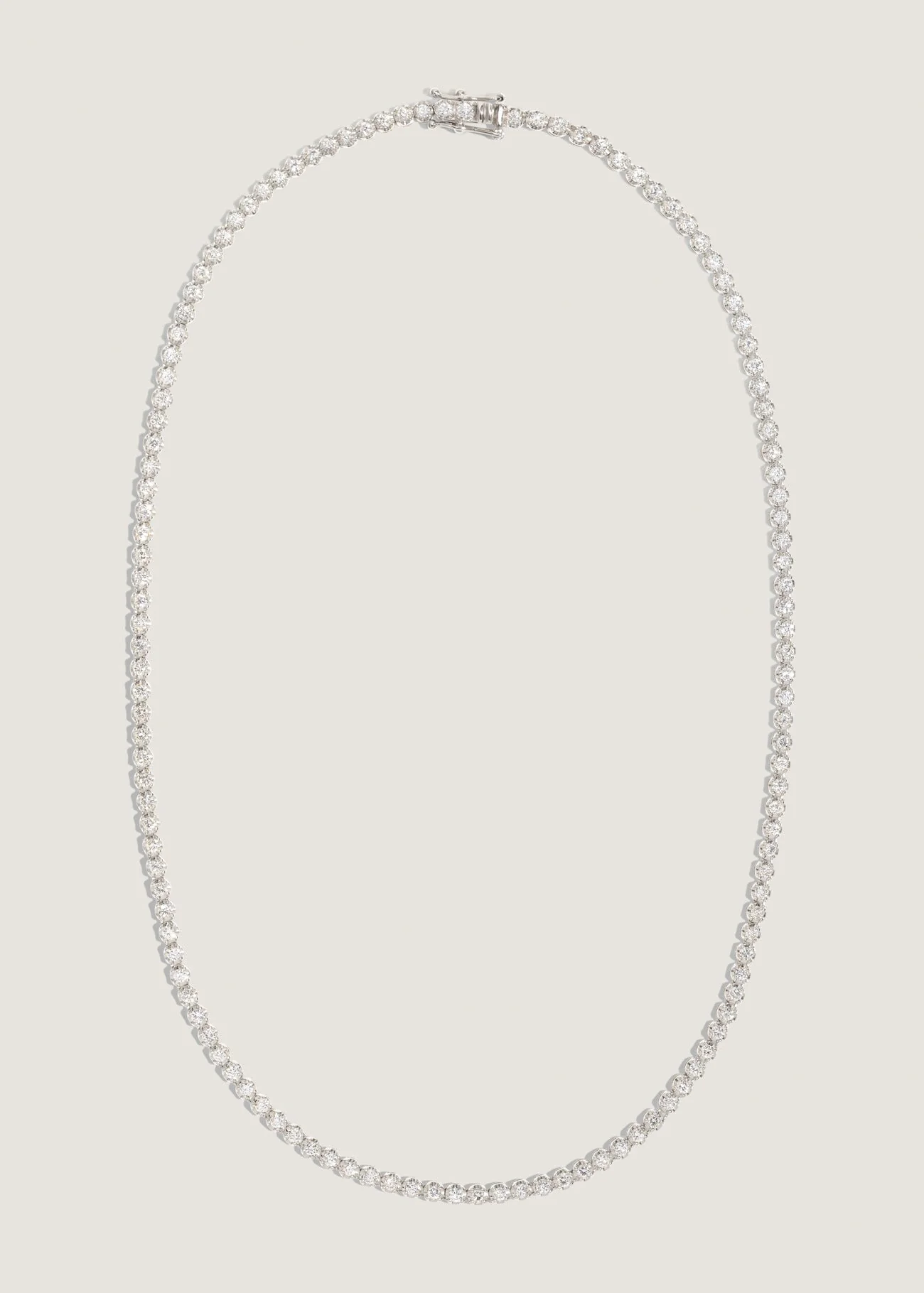 Kinn - Madison Diamond Tennis Necklace White Gold
