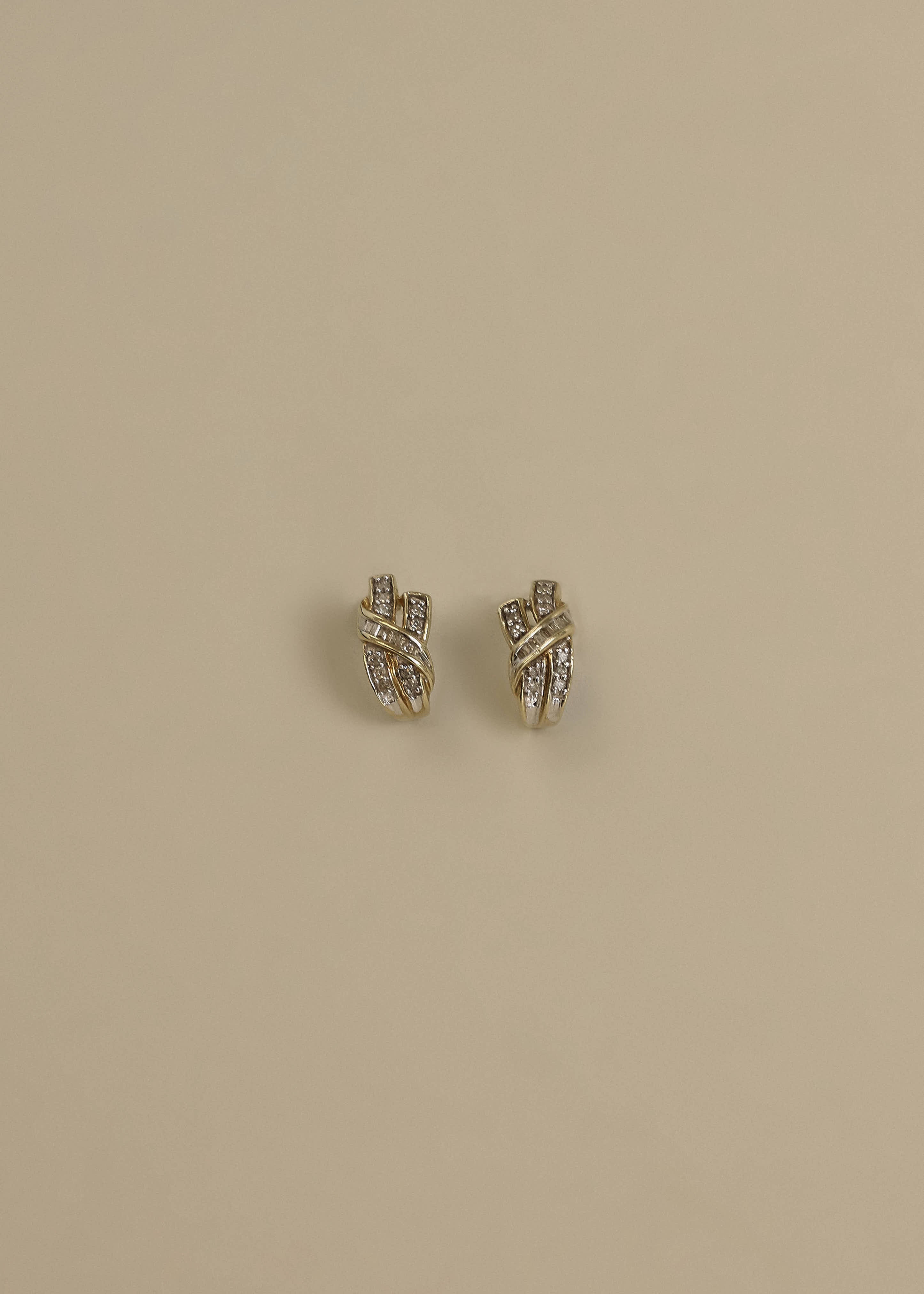 Kinn - Vintage 10k Double Knot Earrings