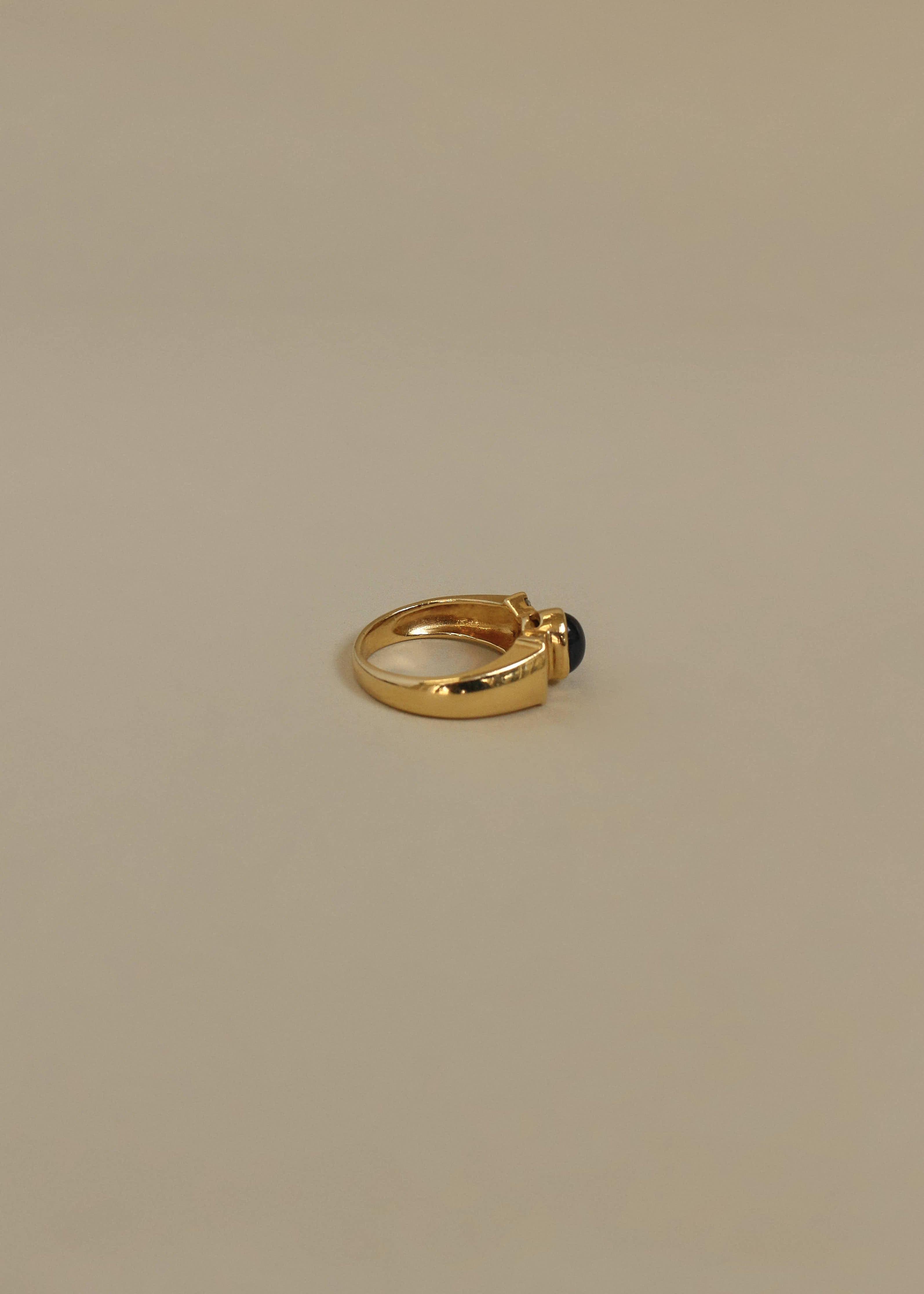 Kinn - Vintage 14k Blue Sapphire Ring - Image 3