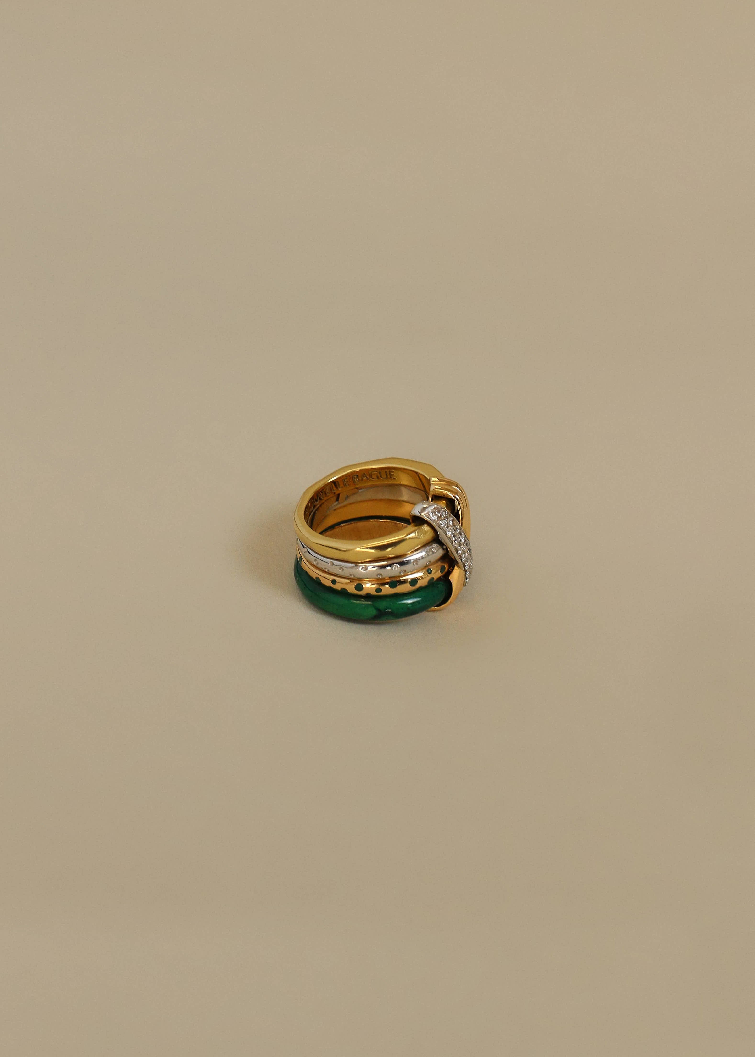 Kinn - Vintage 4 Ridge X Ring 18k - Image 5