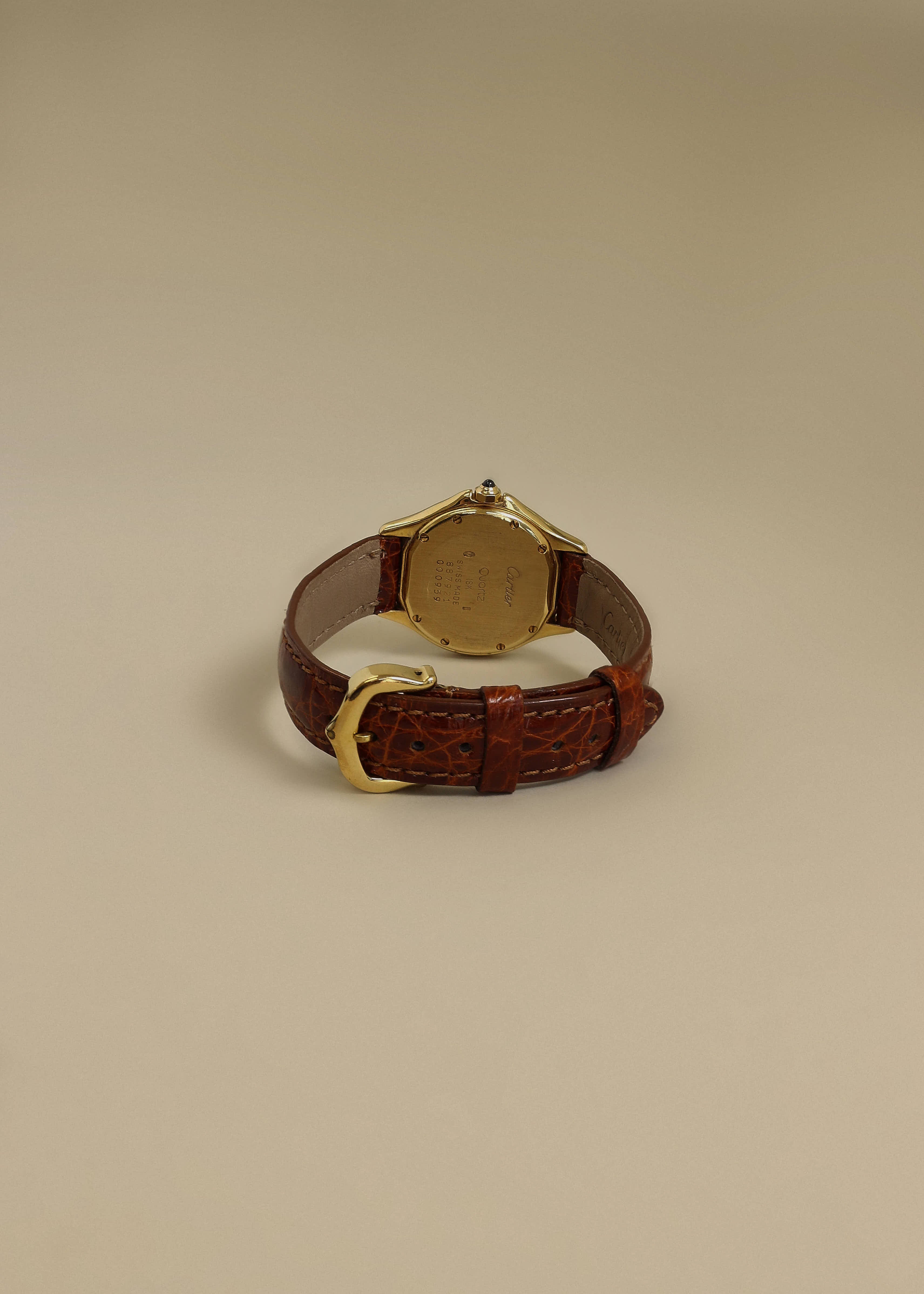 Kinn - VIntage Cartier Leather Watch - Image 6