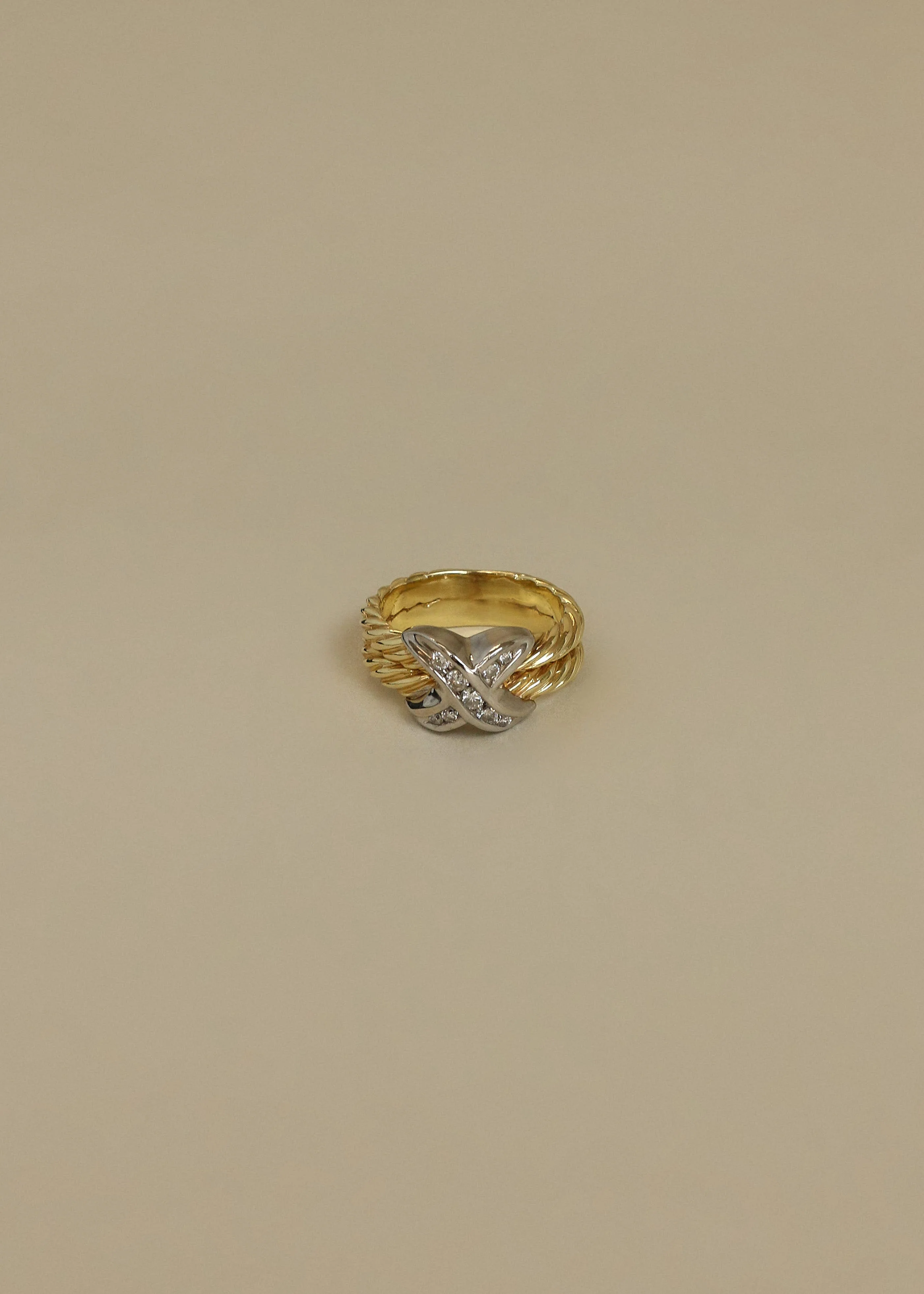 Kinn - Vintage X 14k Diamond Ring